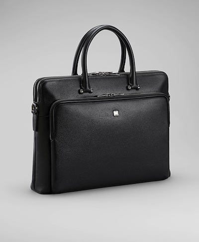 Портфель кожаный с RFID-защитой