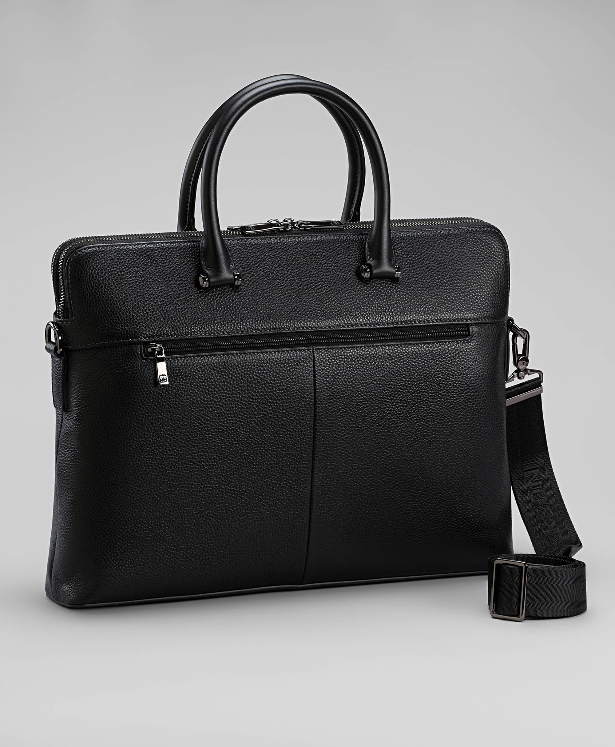 Портфель кожаный с RFID-защитой