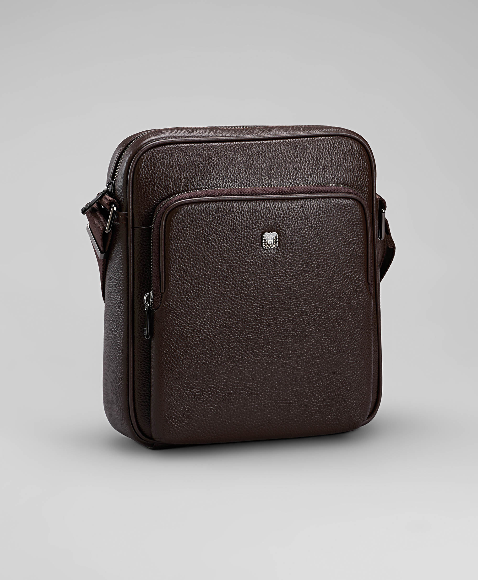 Мессенджер кожаный с RFID-защитой