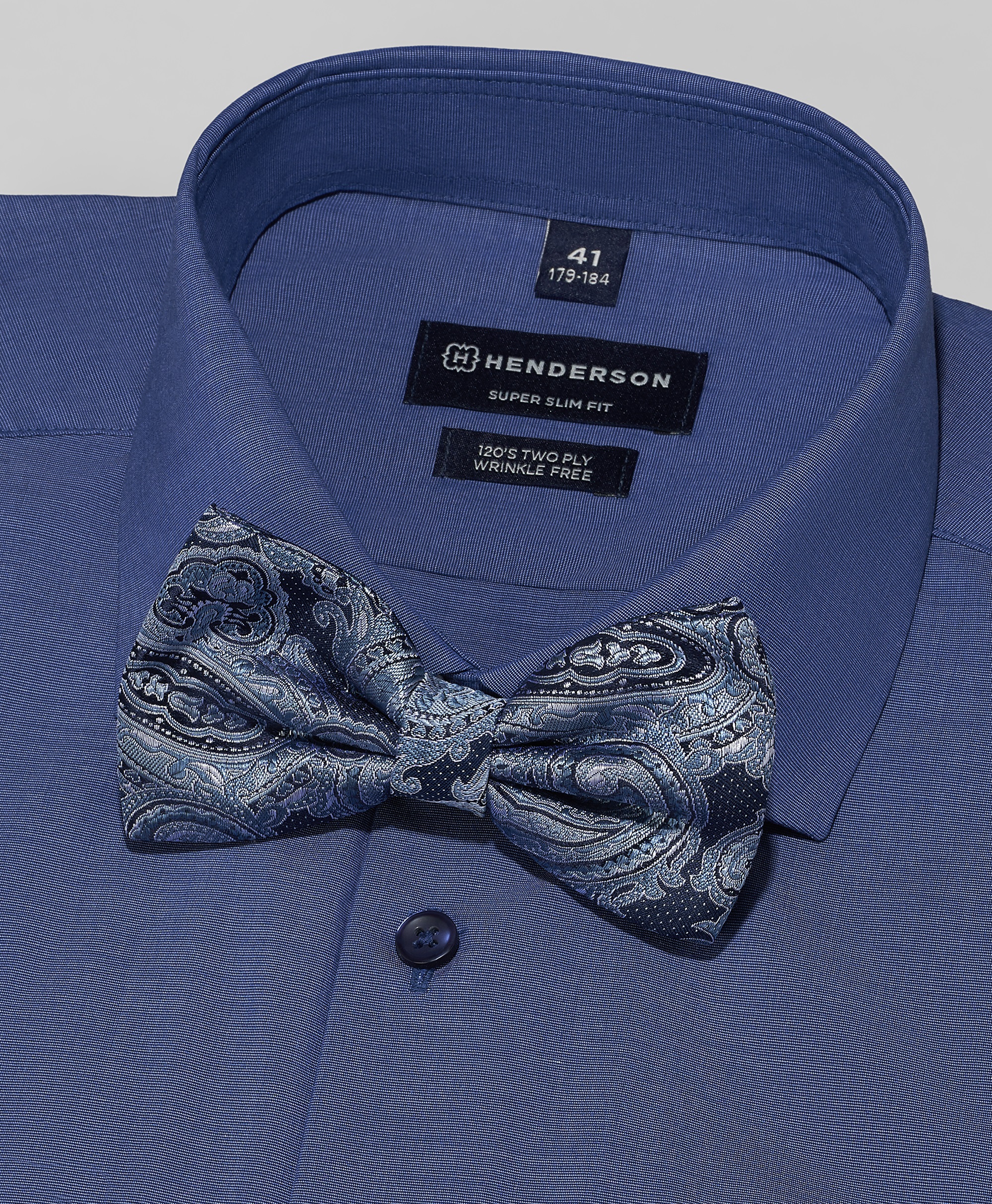 Галстук-бабочка шёлковый жаккардовый на застежке