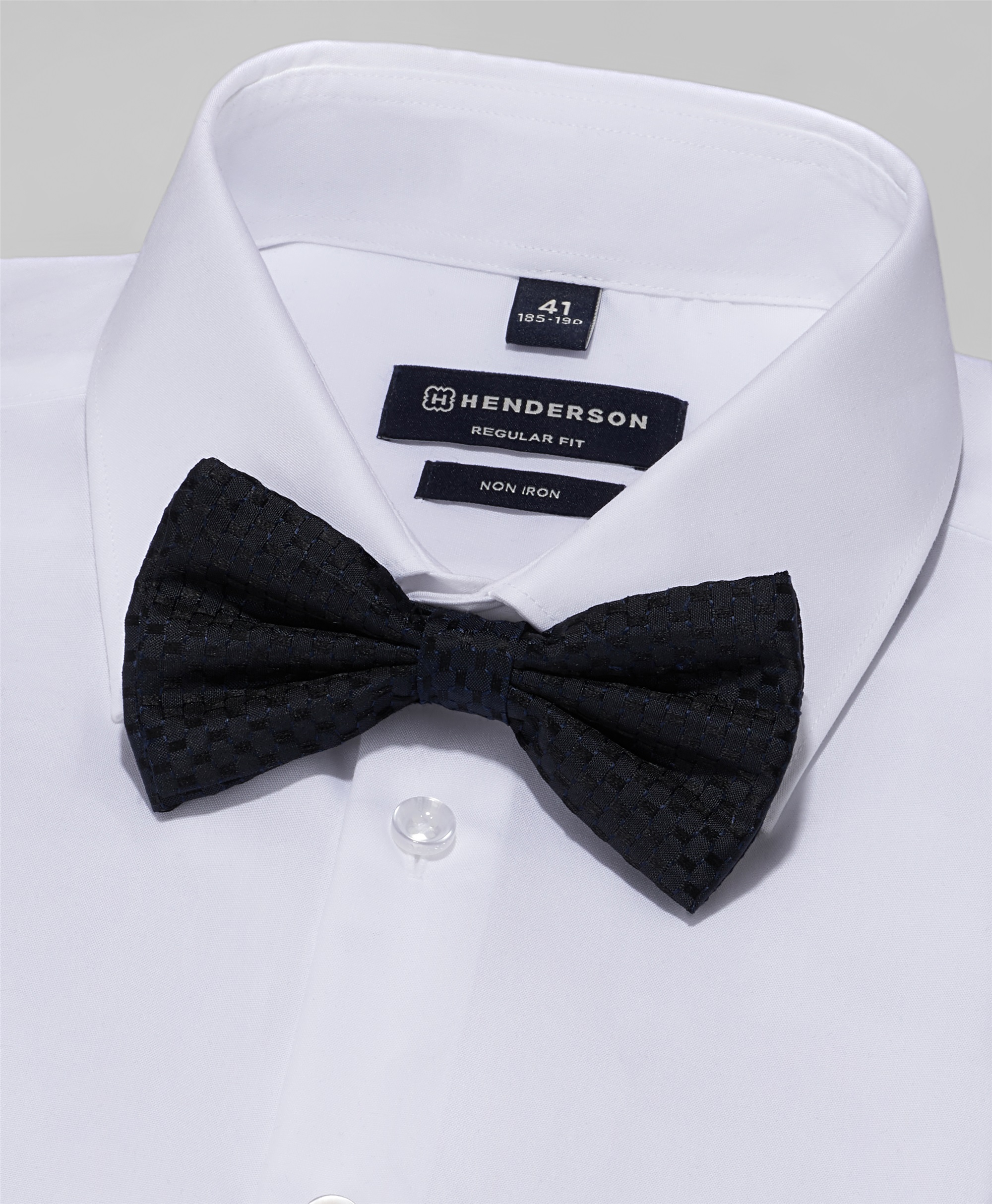 Галстук-бабочка шёлковый жаккардовый на застежке