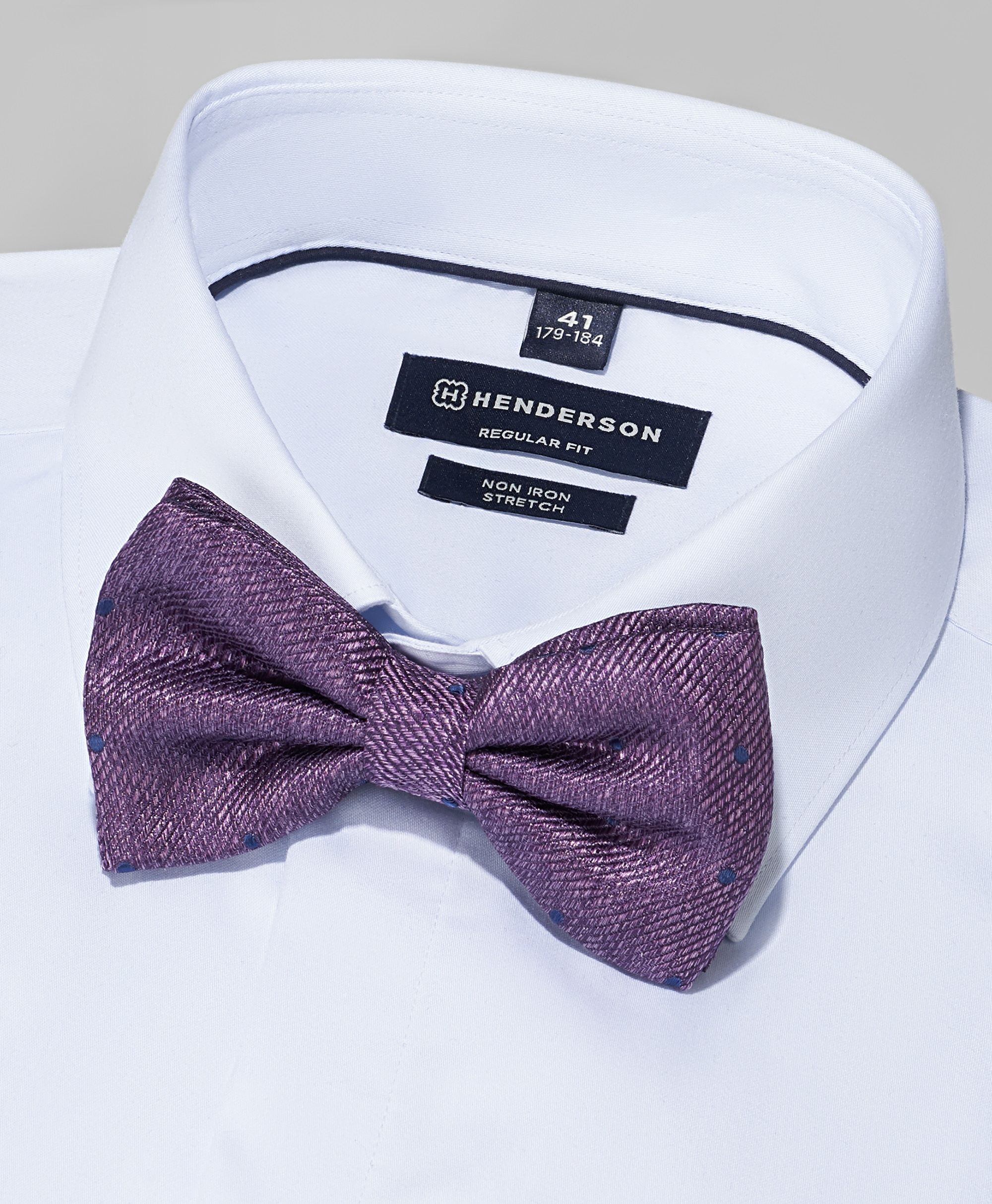 Галстук-бабочка шёлковый жаккардовый на застежке