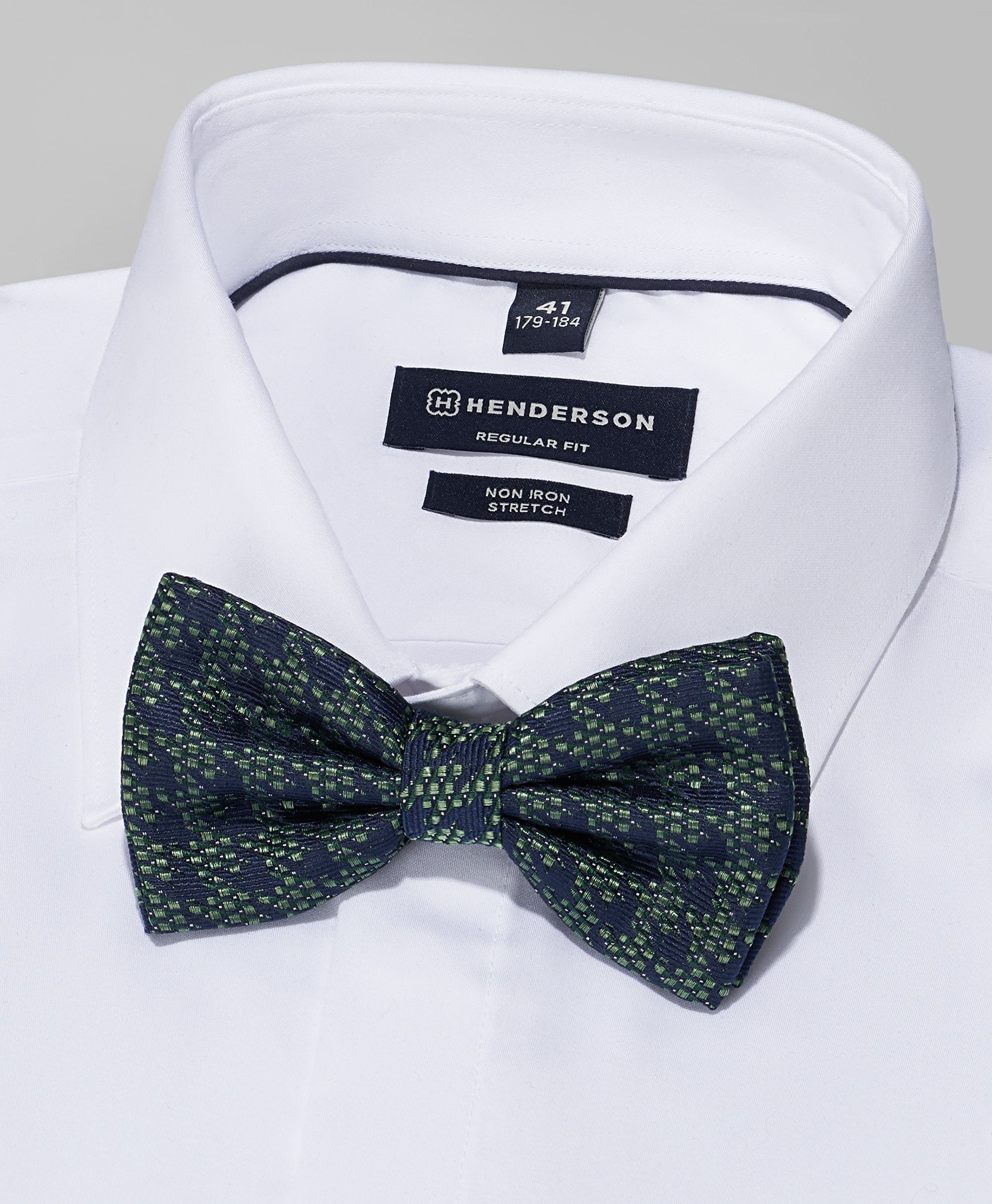 Галстук-бабочка шёлковый жаккардовый на застежке