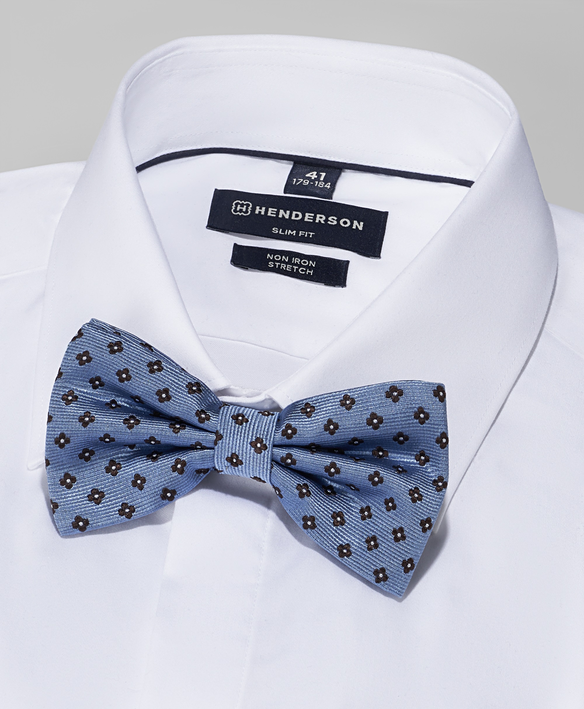 Галстук-бабочка шёлковый жаккардовый на застежке