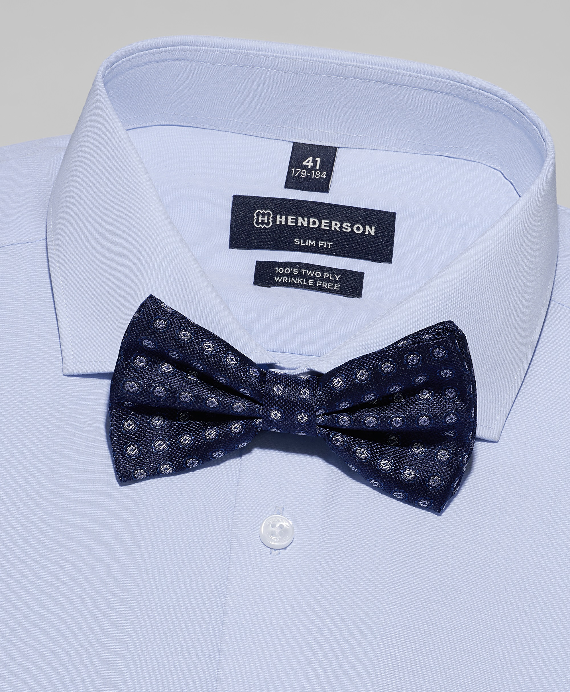 Галстук-бабочка шёлковый жаккардовый на застежке