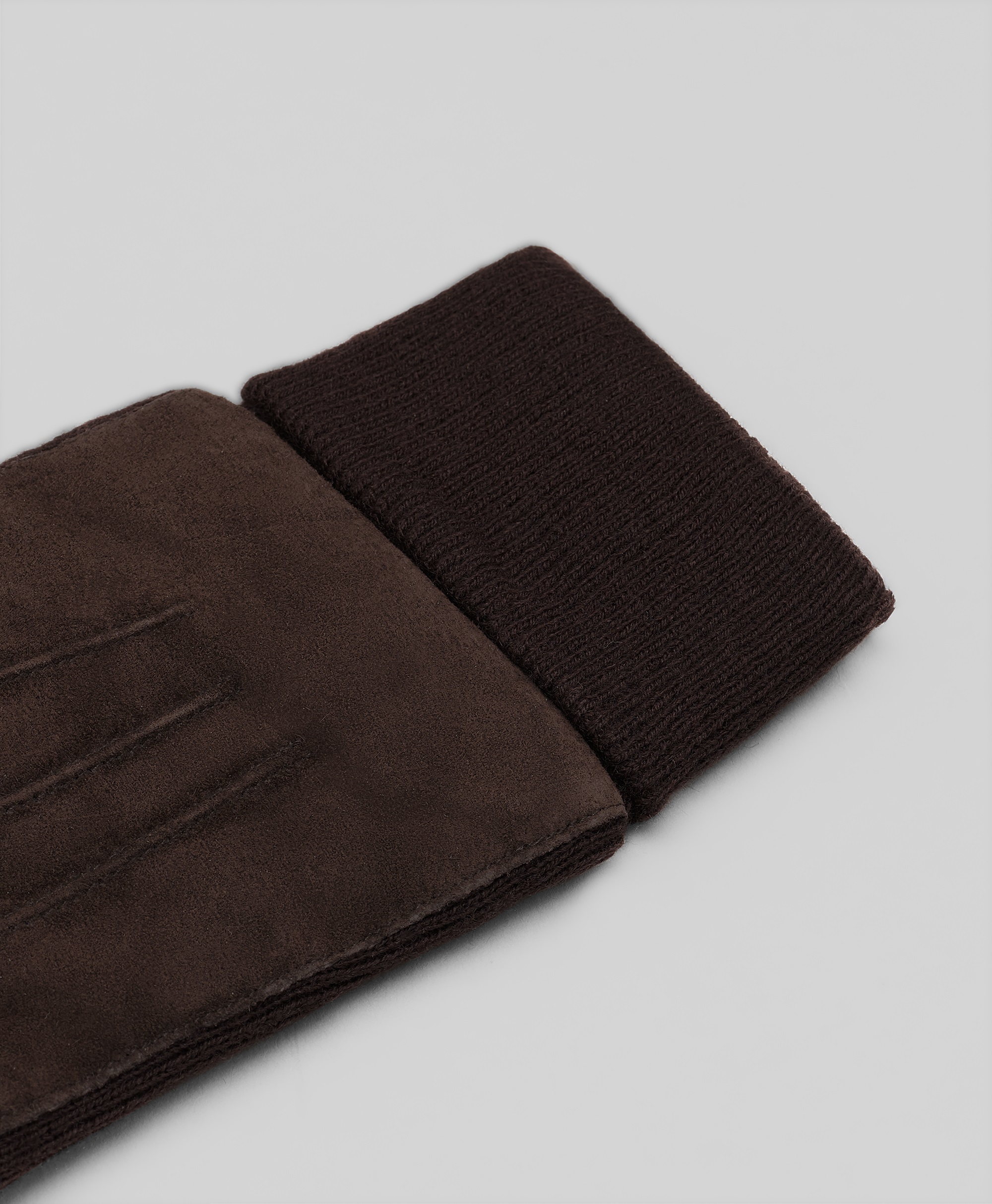 Перчатки комбинированные на подкладке из искусственного меха, с функцией I-Touch