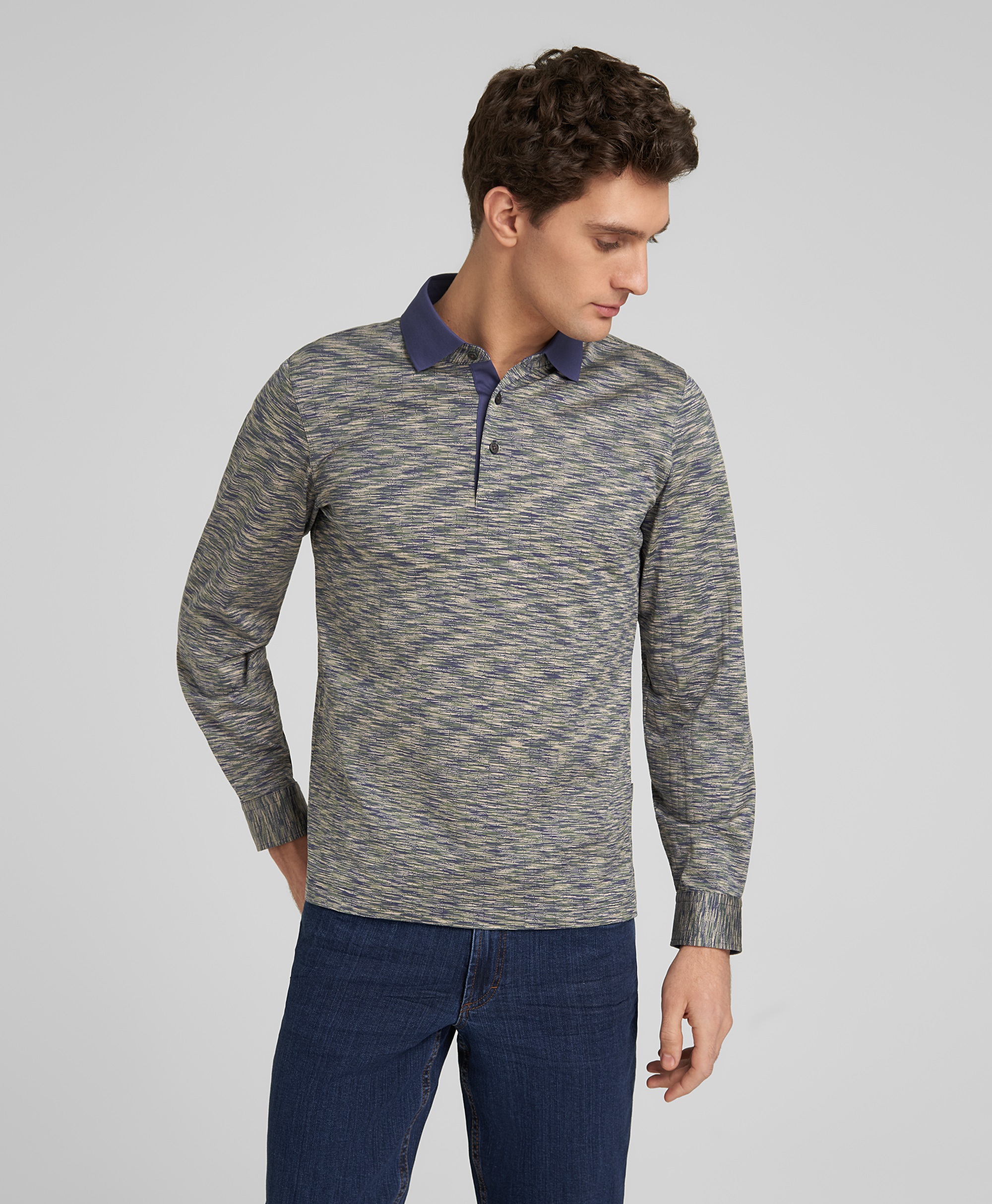 Рубашка-поло, прямой силуэт