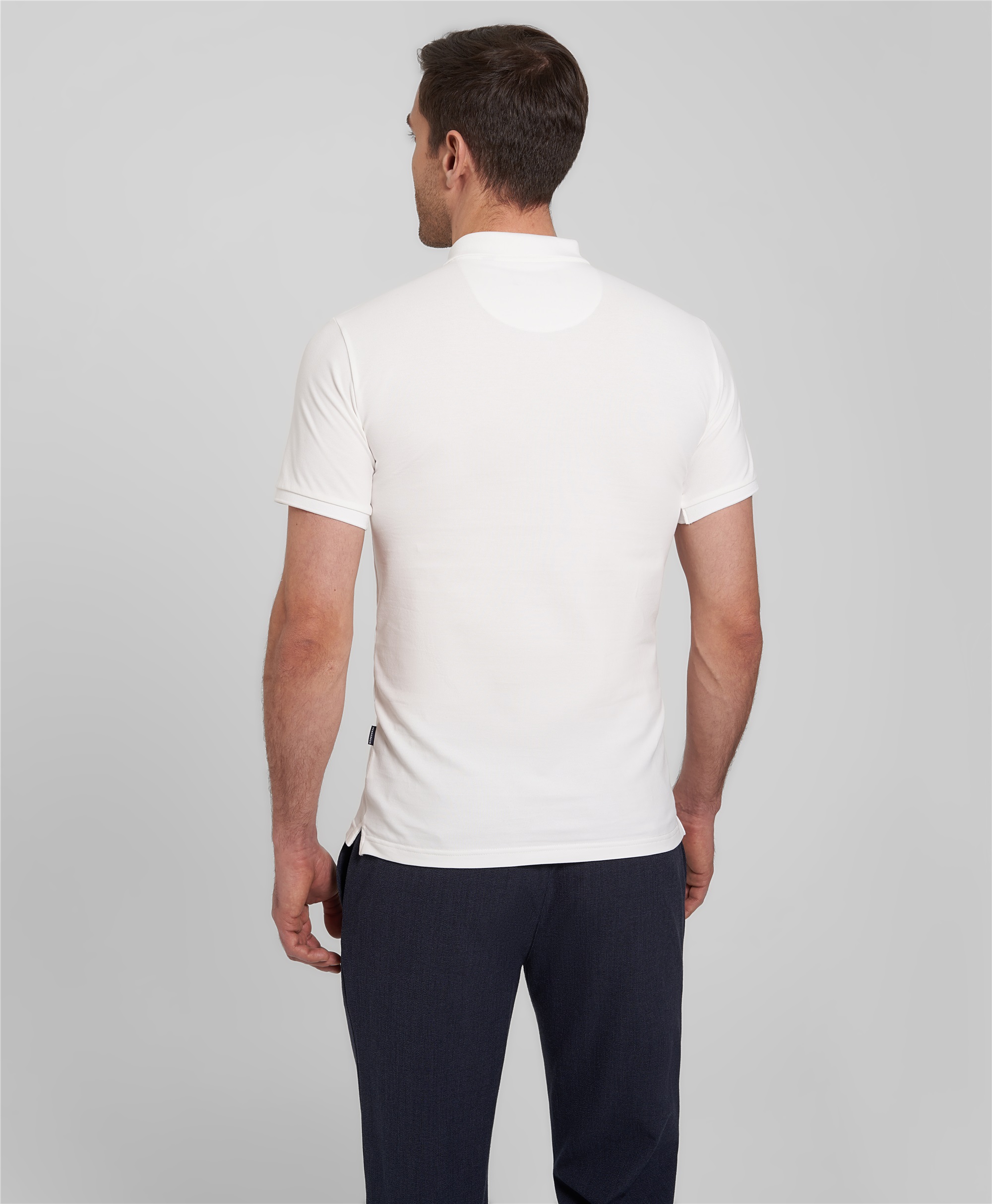 Рубашка-поло, полуприлегающий силуэт