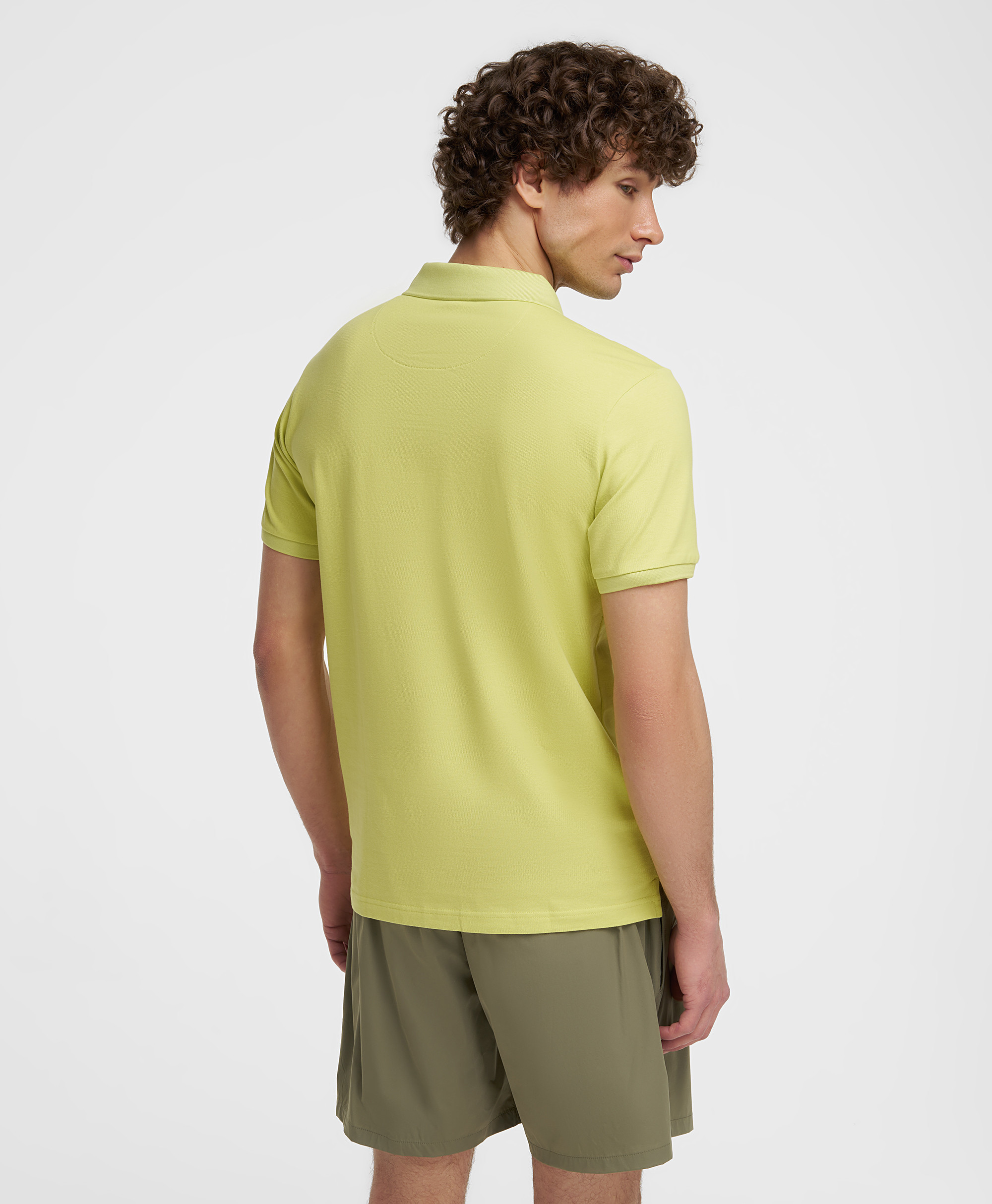 Рубашка-поло, полуприлегающий силуэт