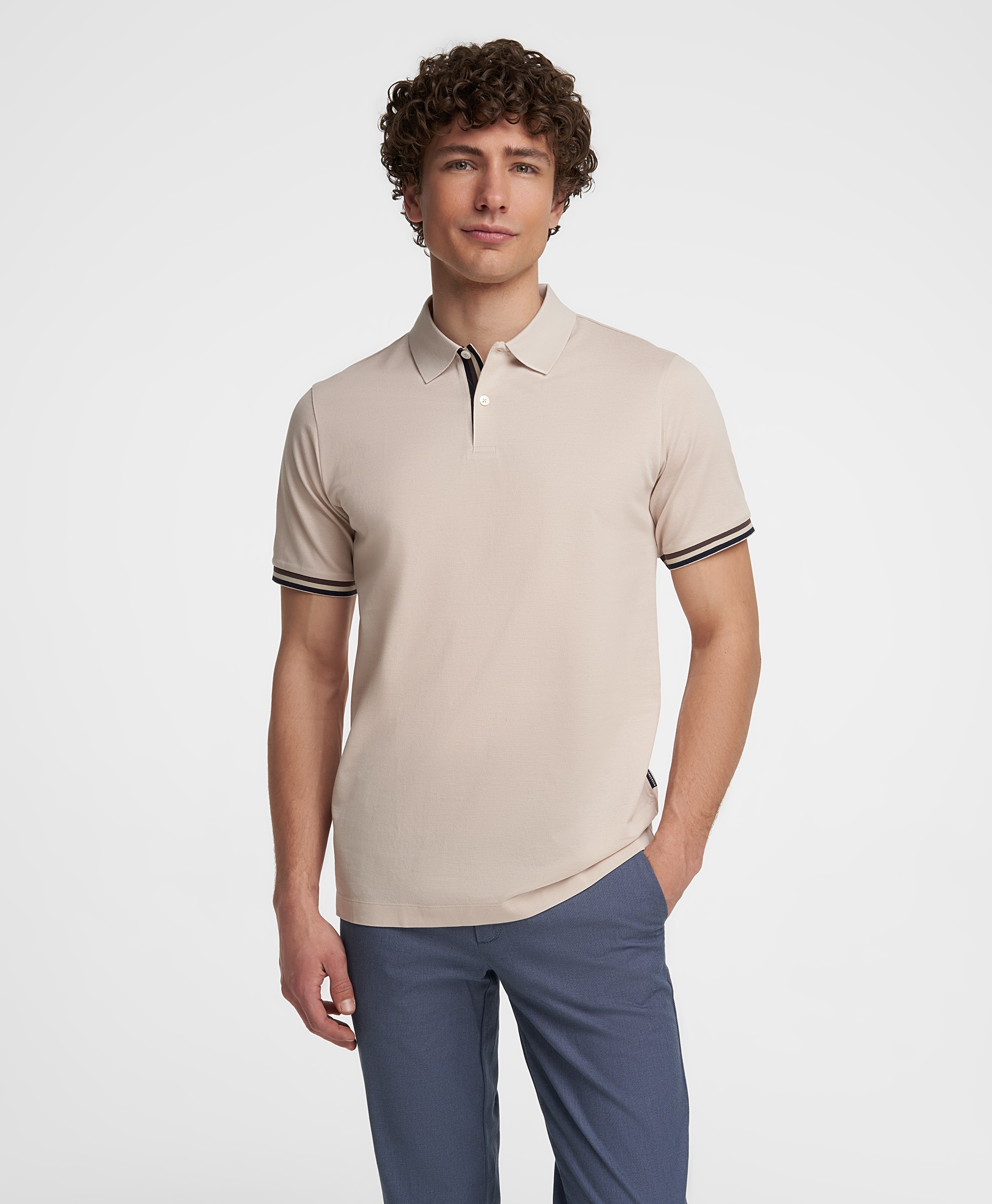 Рубашка-поло, прямой силуэт