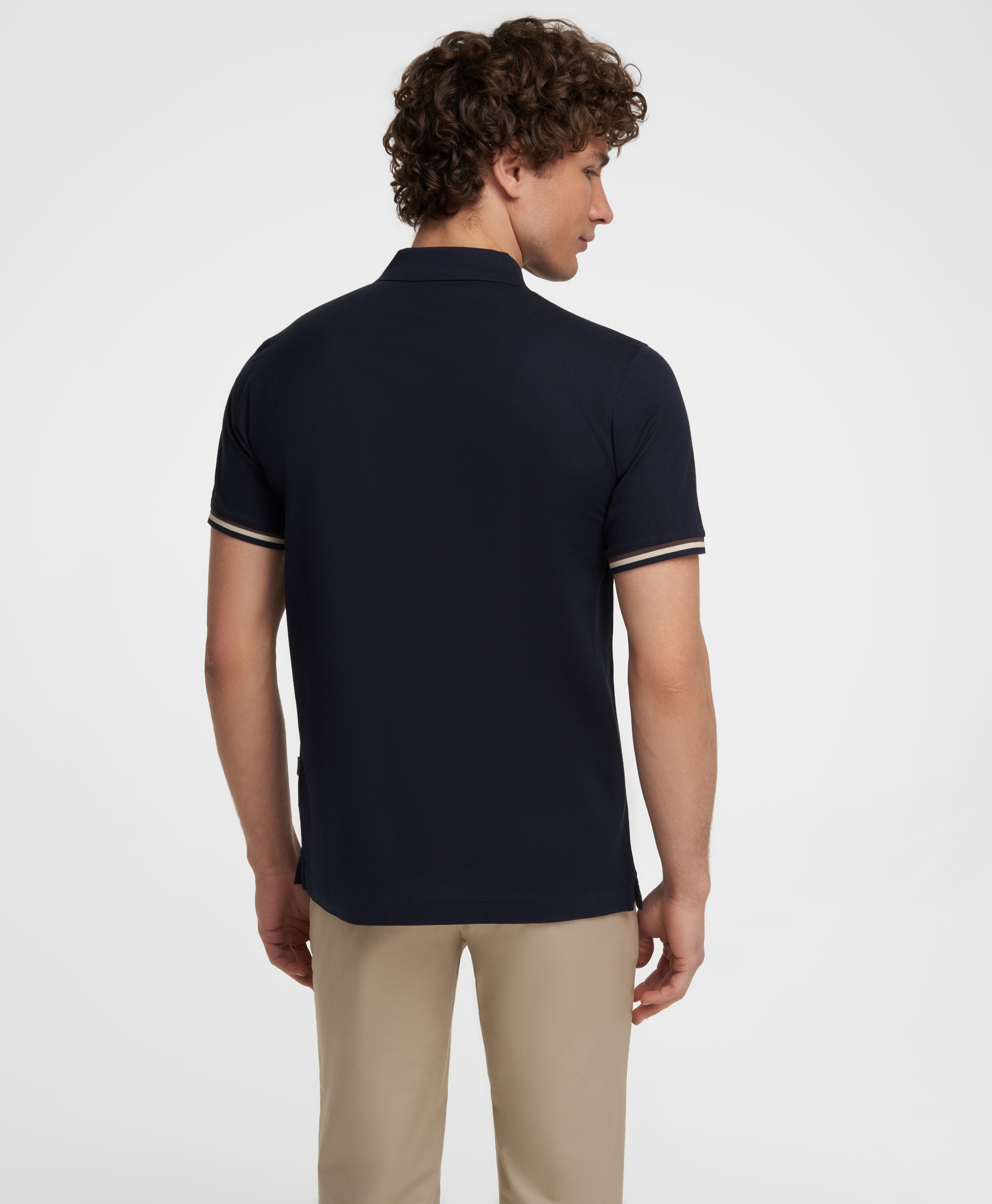 Рубашка-поло, прямой силуэт