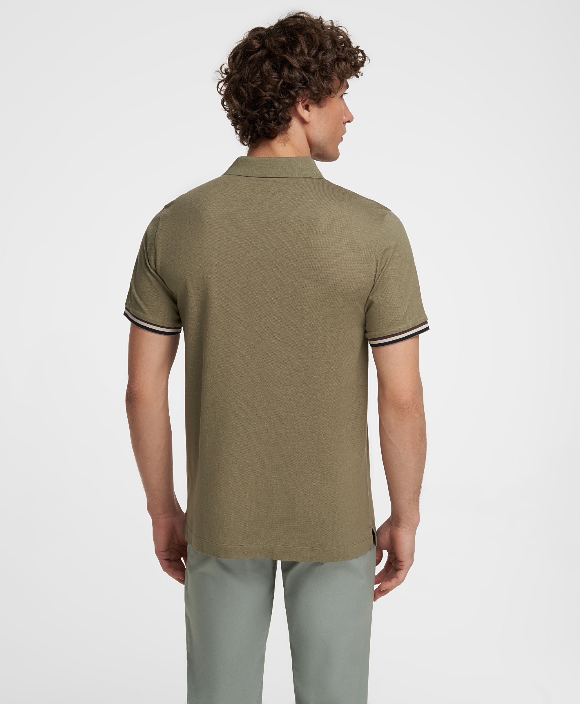 Рубашка-поло, прямой силуэт