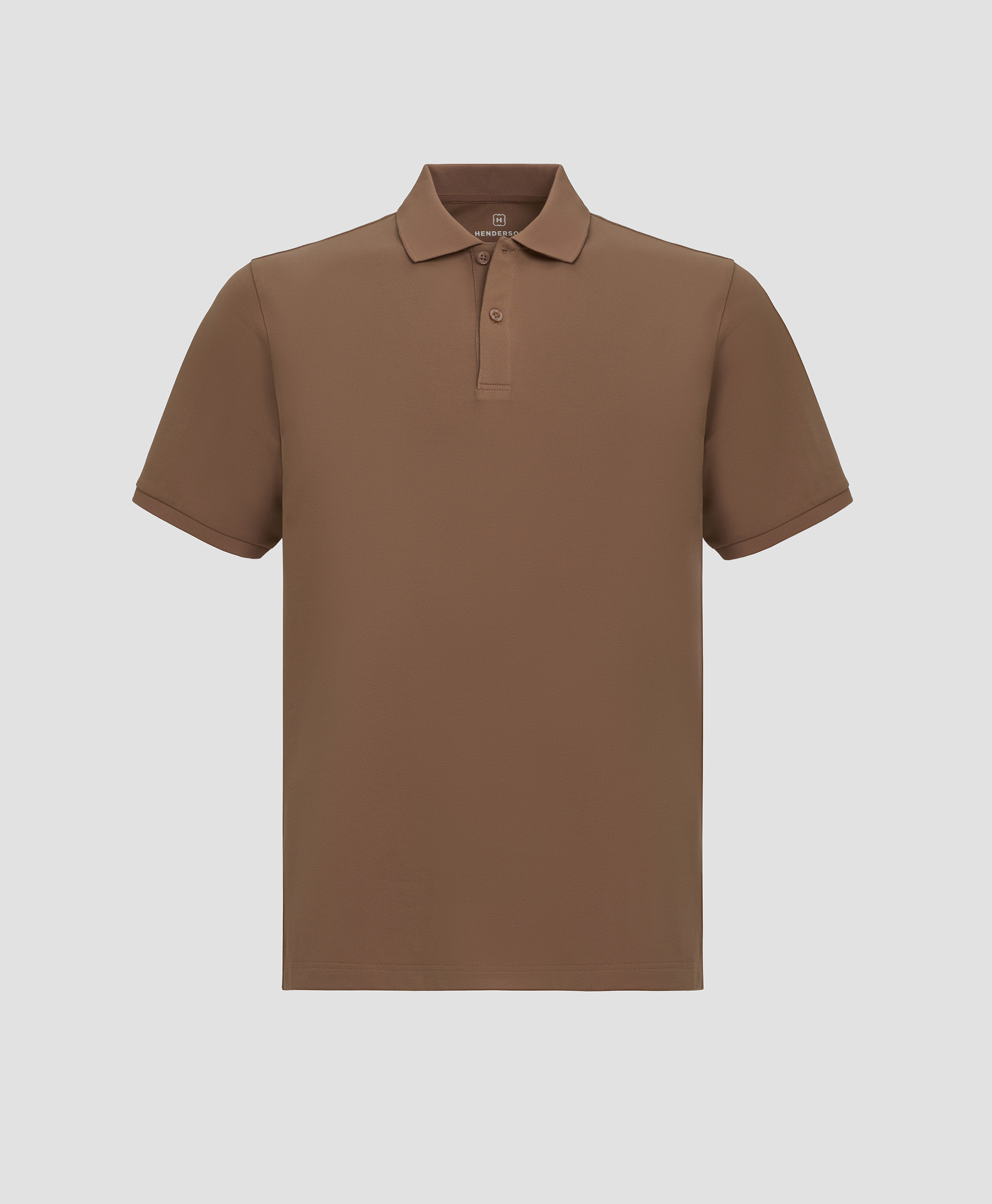 Рубашка-поло HPS-0476-R LBROWN- купить в HENDERSON.RU, цена 4599.00