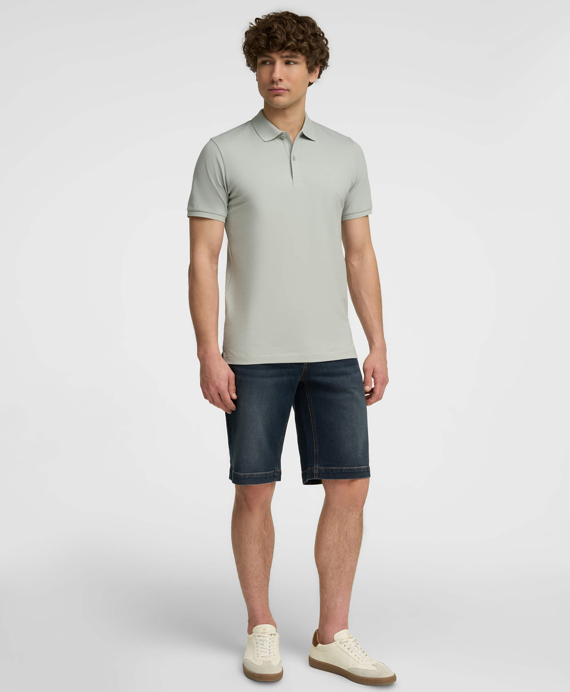 Рубашка-поло HPS-0476 LKHAKI- купить в HENDERSON.RU, цена 4599.00