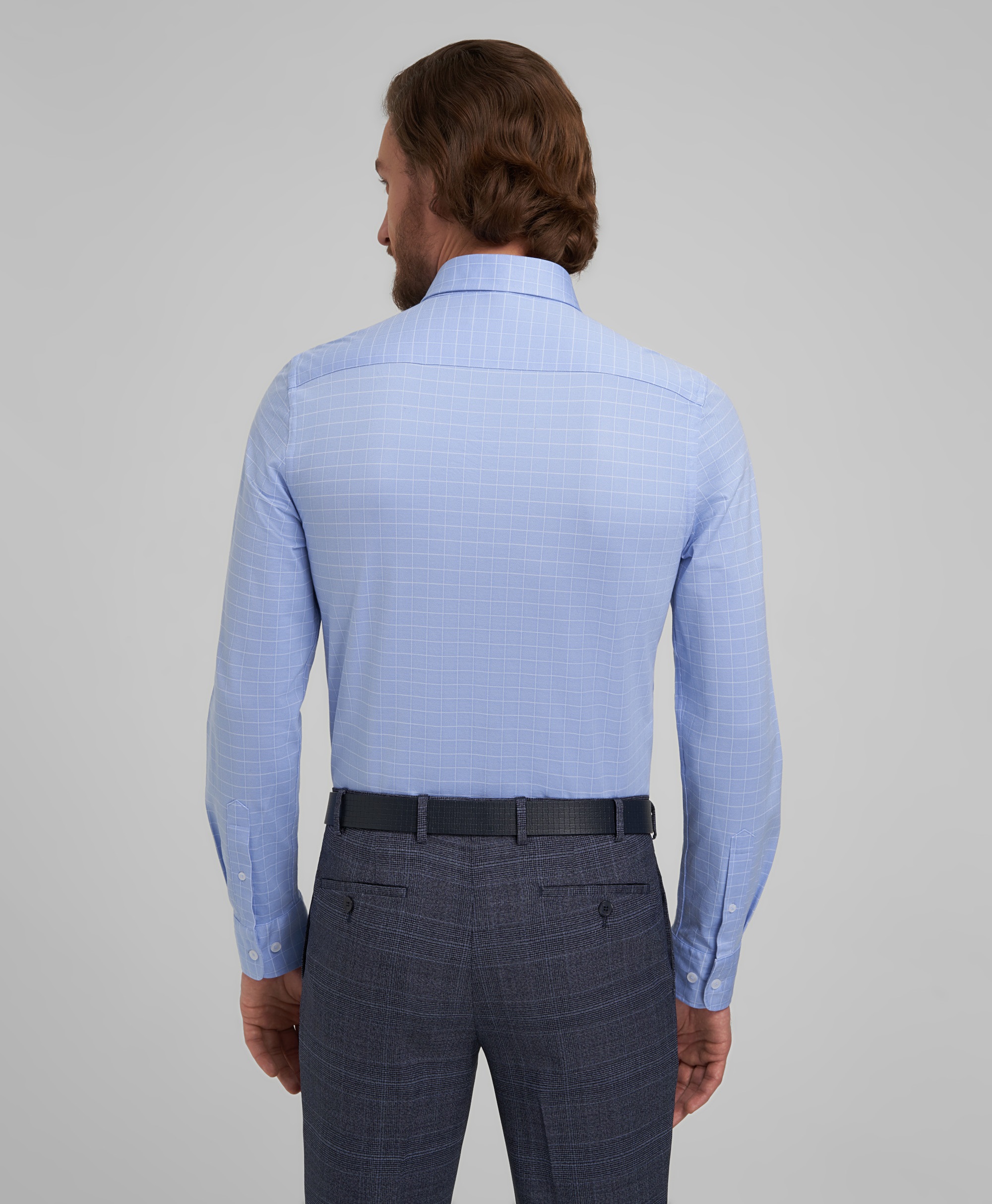 Рубашка трикотажная, прямой силуэт