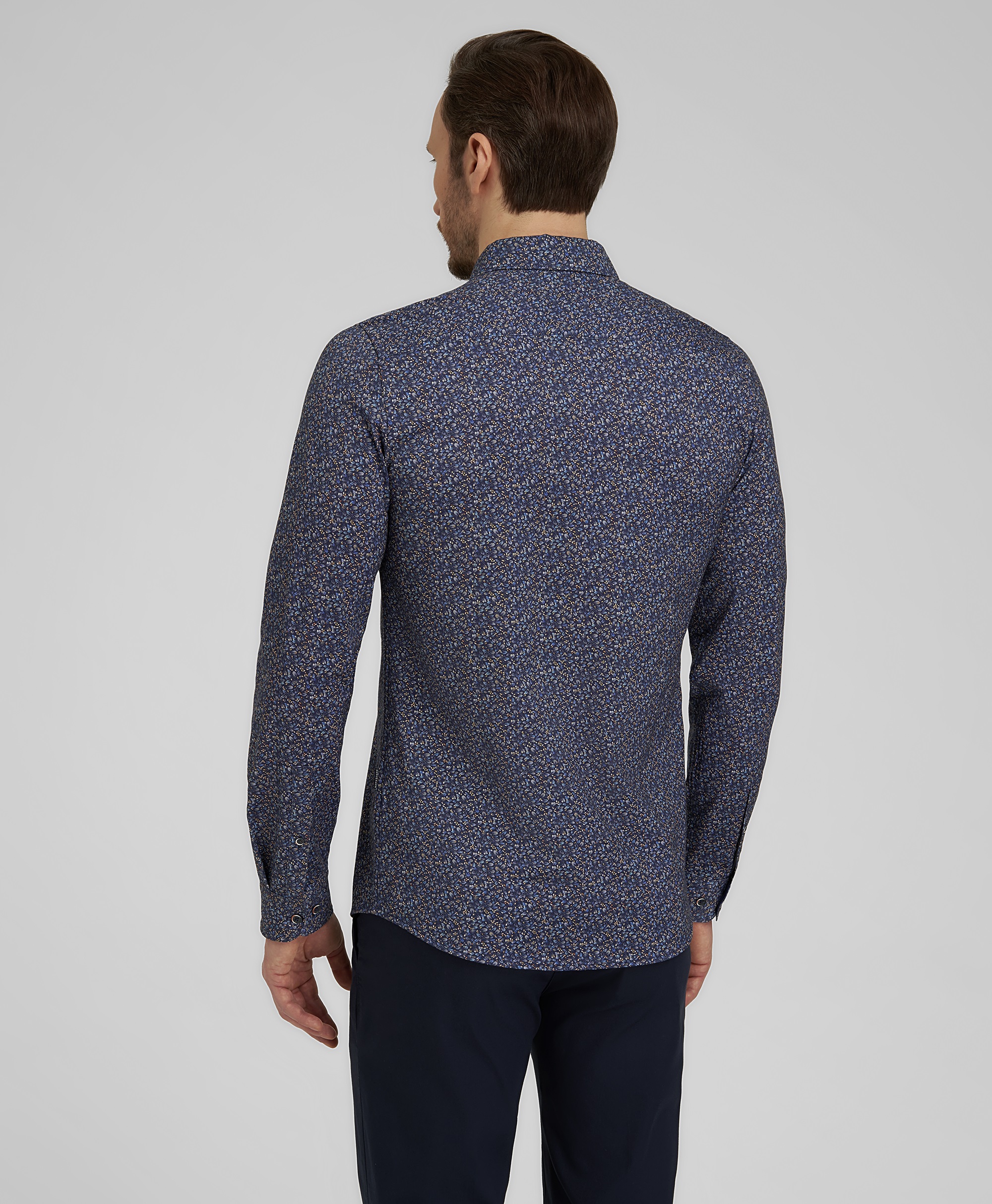 Рубашка трикотажная, полуприлегающий силуэт