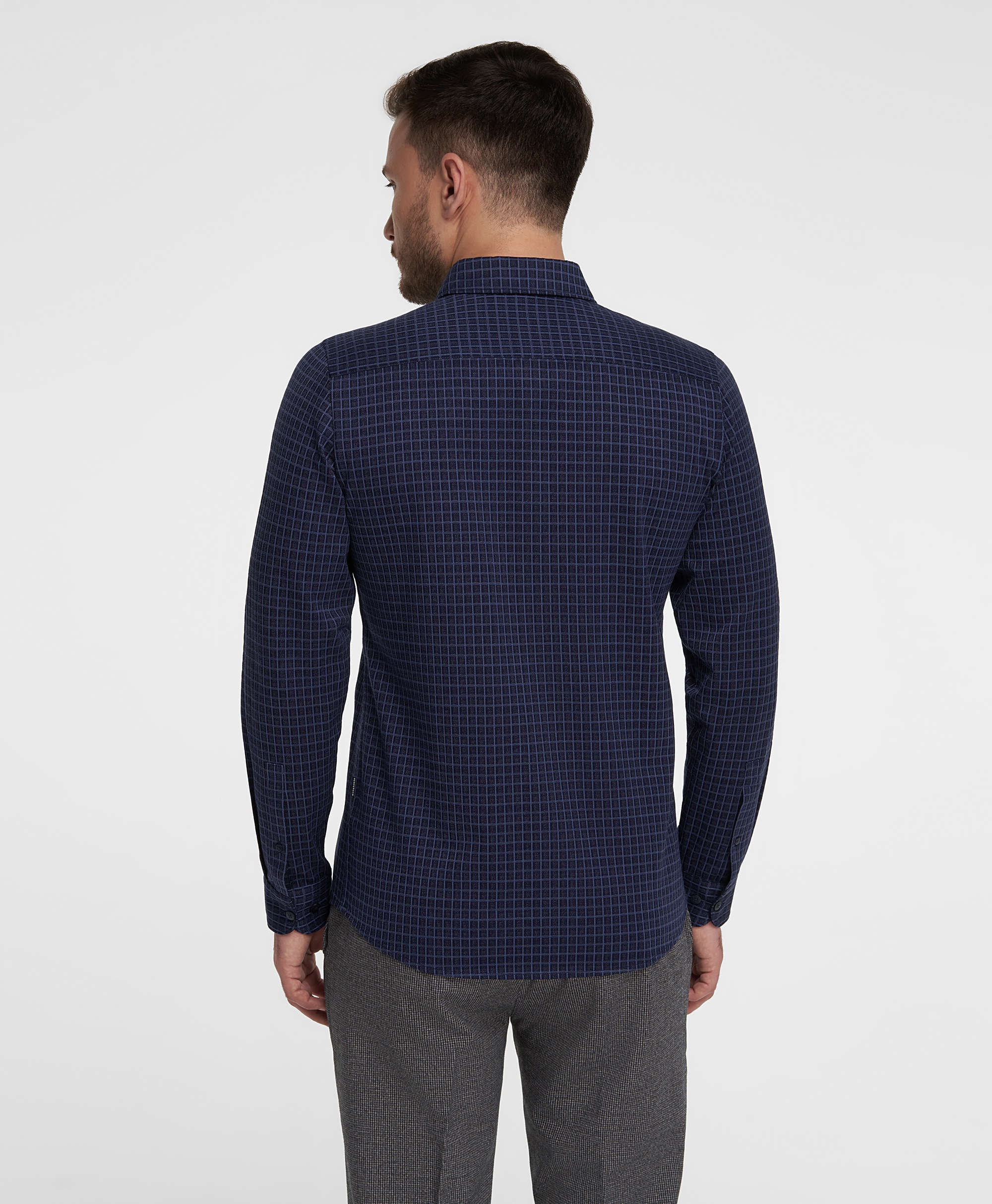 Рубашка трикотажная, полуприлегающий силуэт