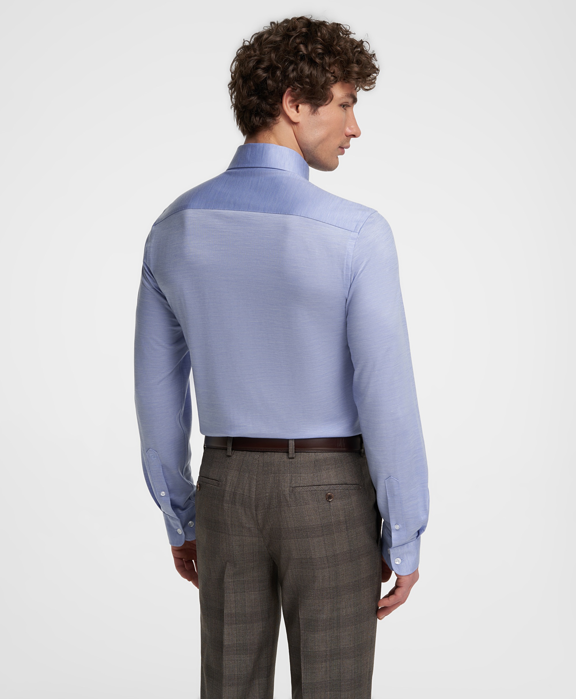 Рубашка трикотажная, прямой силуэт