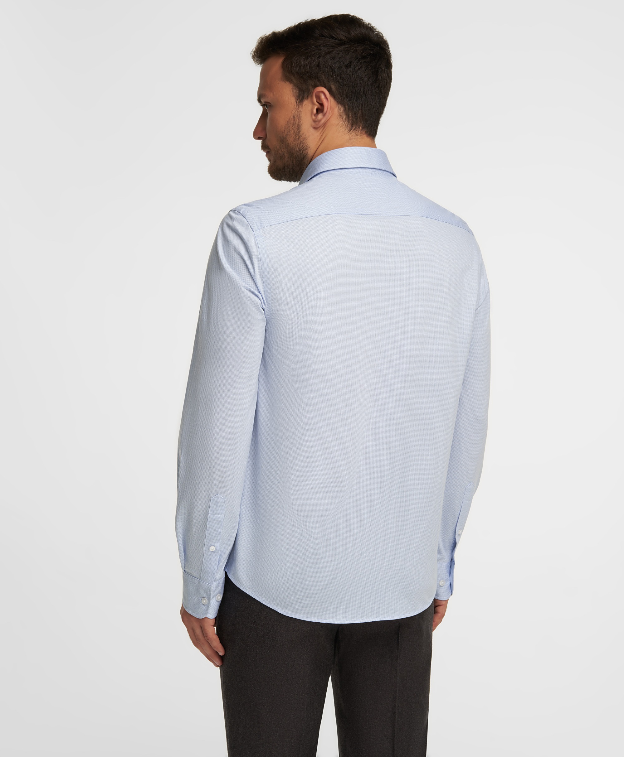 Рубашка трикотажная, прямой силуэт