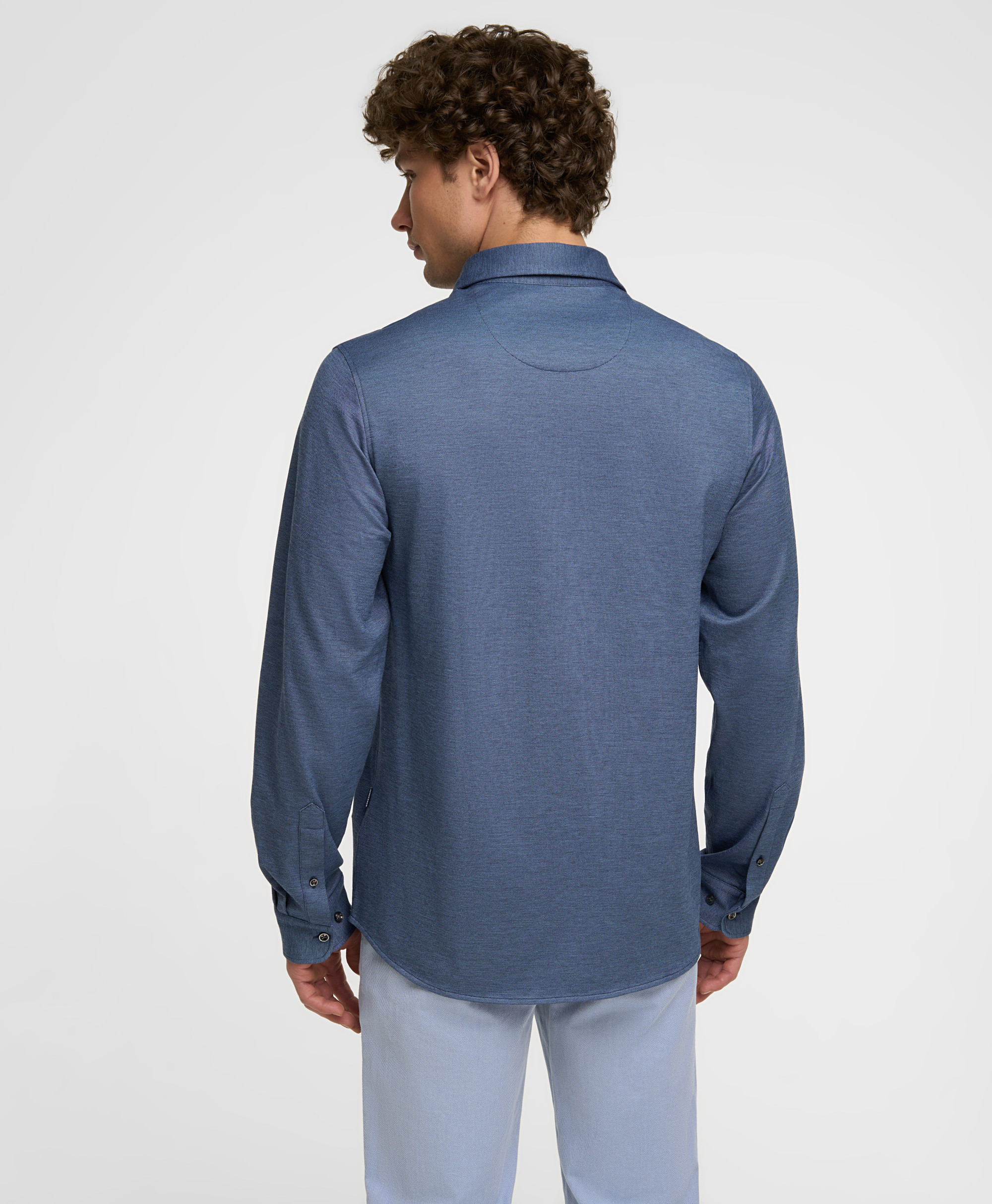 Рубашка трикотажная, прямой силуэт