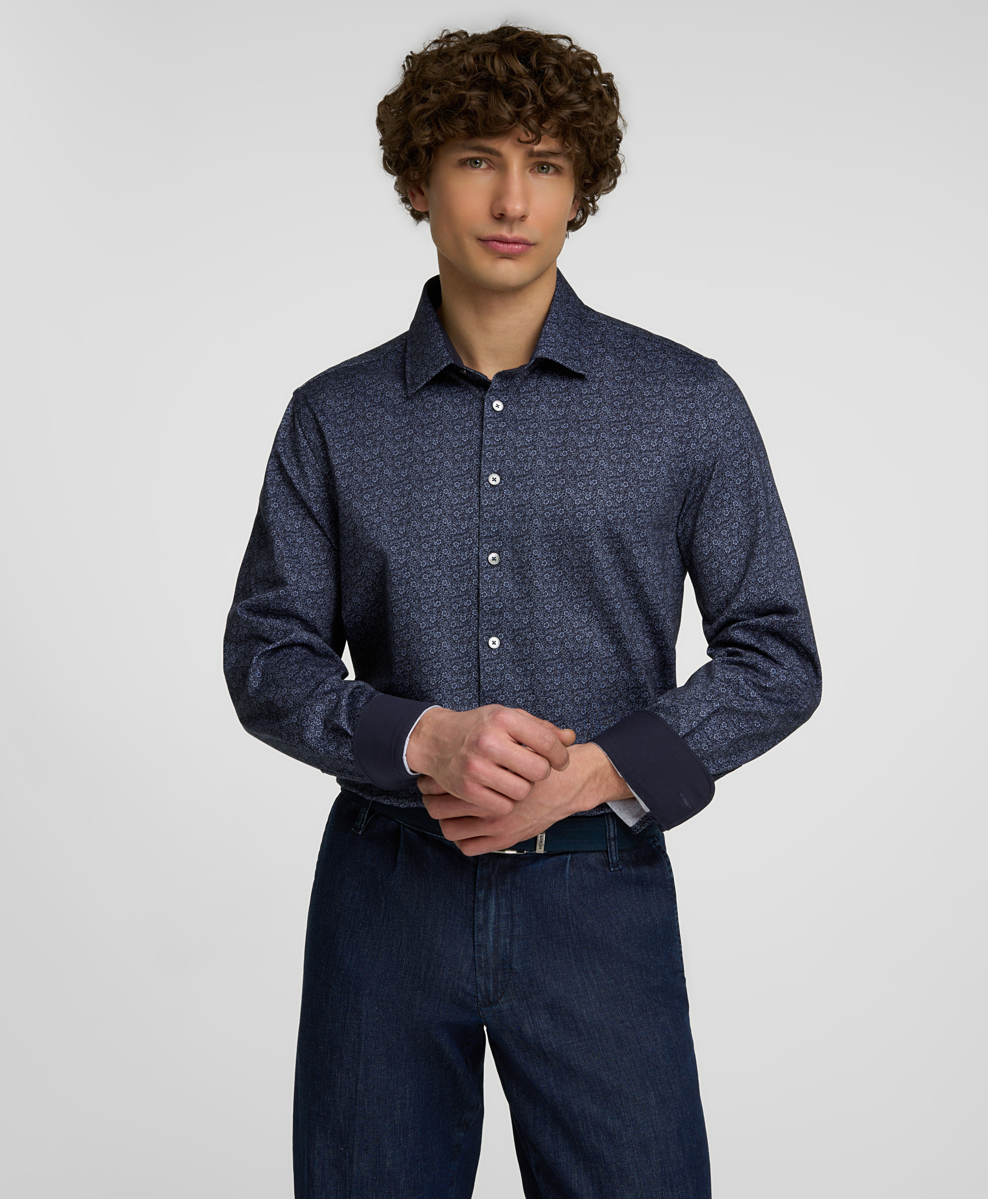 Рубашка трикот. HENDERSON дл.р