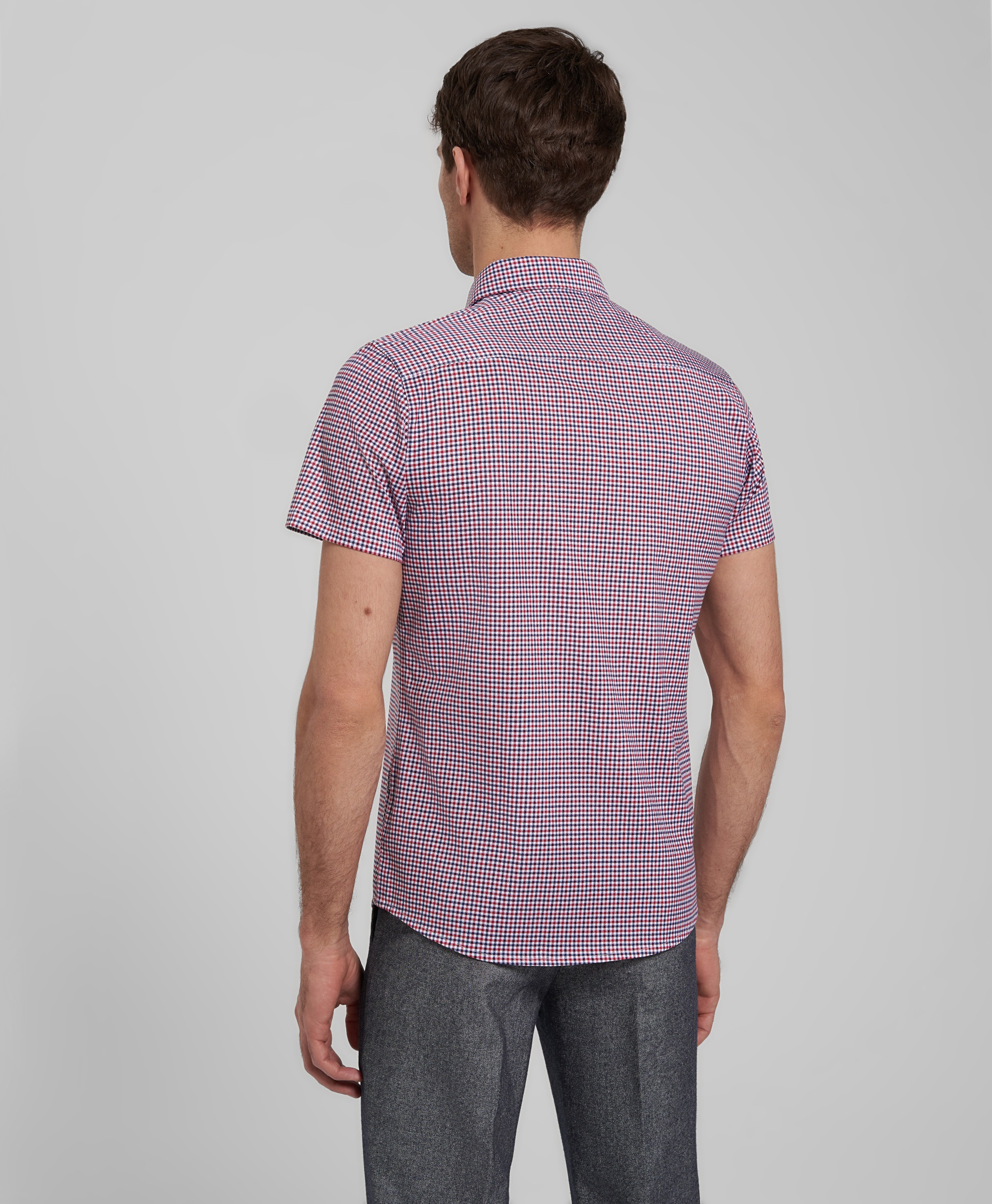 Рубашка трикотажная, полуприлегающий силуэт