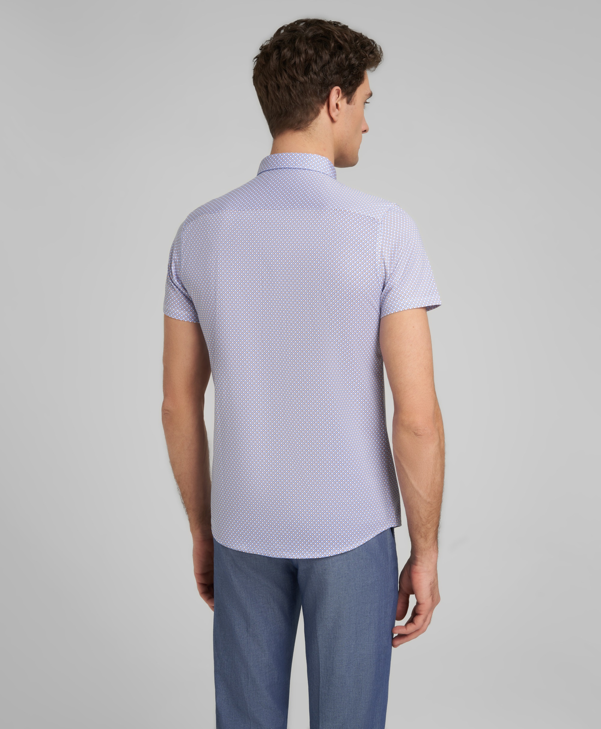 Рубашка трикотажная, полуприлегающий силуэт