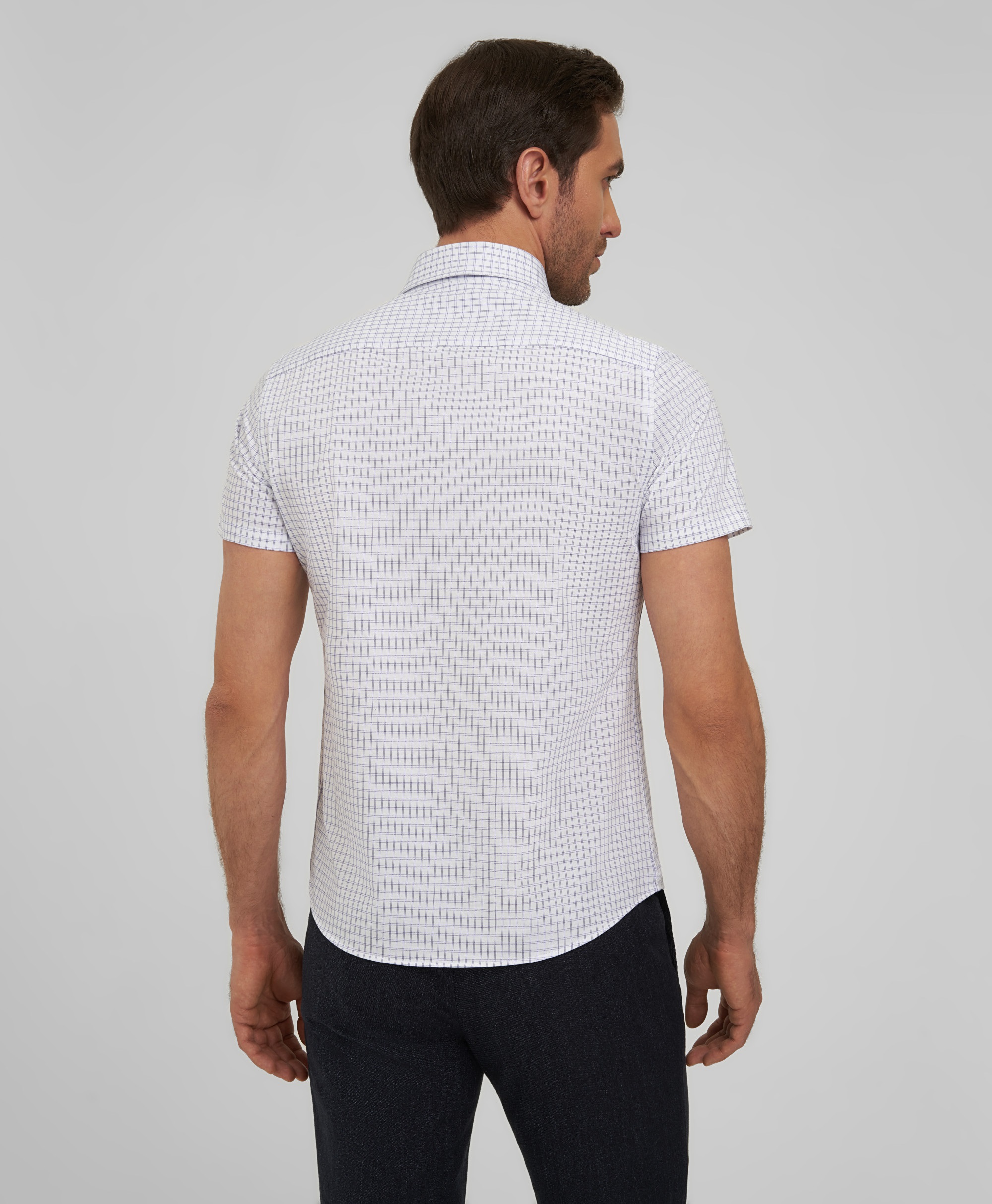 Рубашка трикотажная, полуприлегающий силуэт