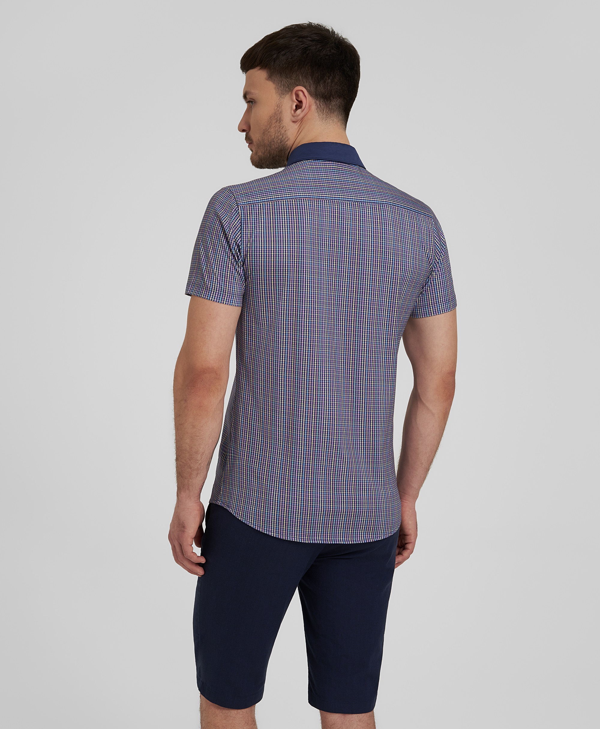 Рубашка трикотажная, полуприлегающий силуэт