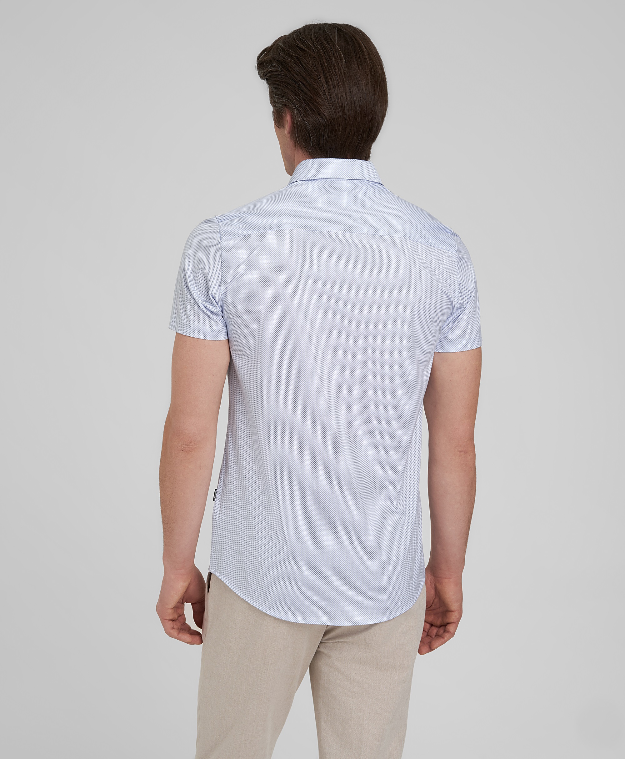 Рубашка трикотажная, полуприлегающий силуэт