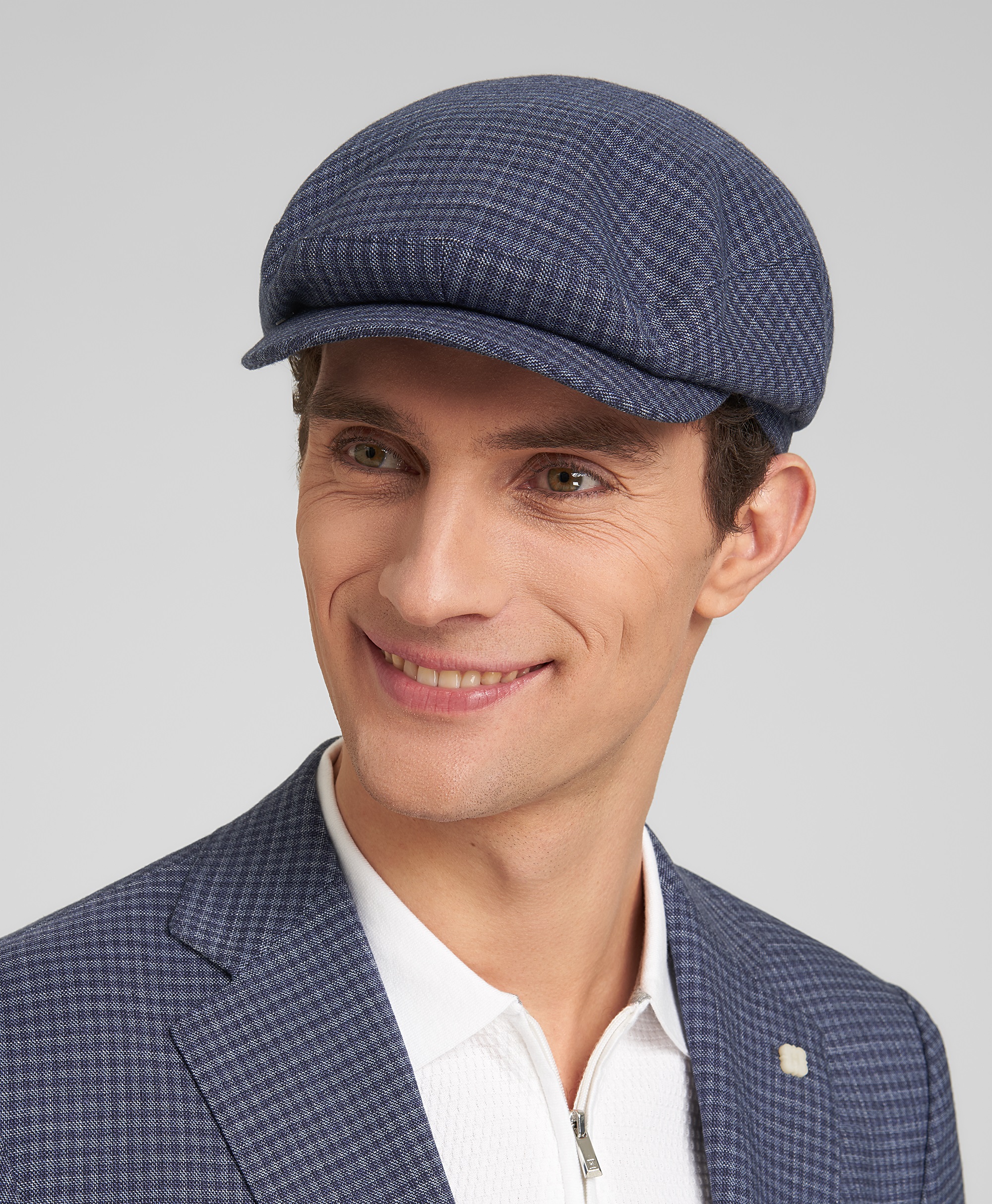 Кепка-реглан из смесовой ткани с содержанием вискозы