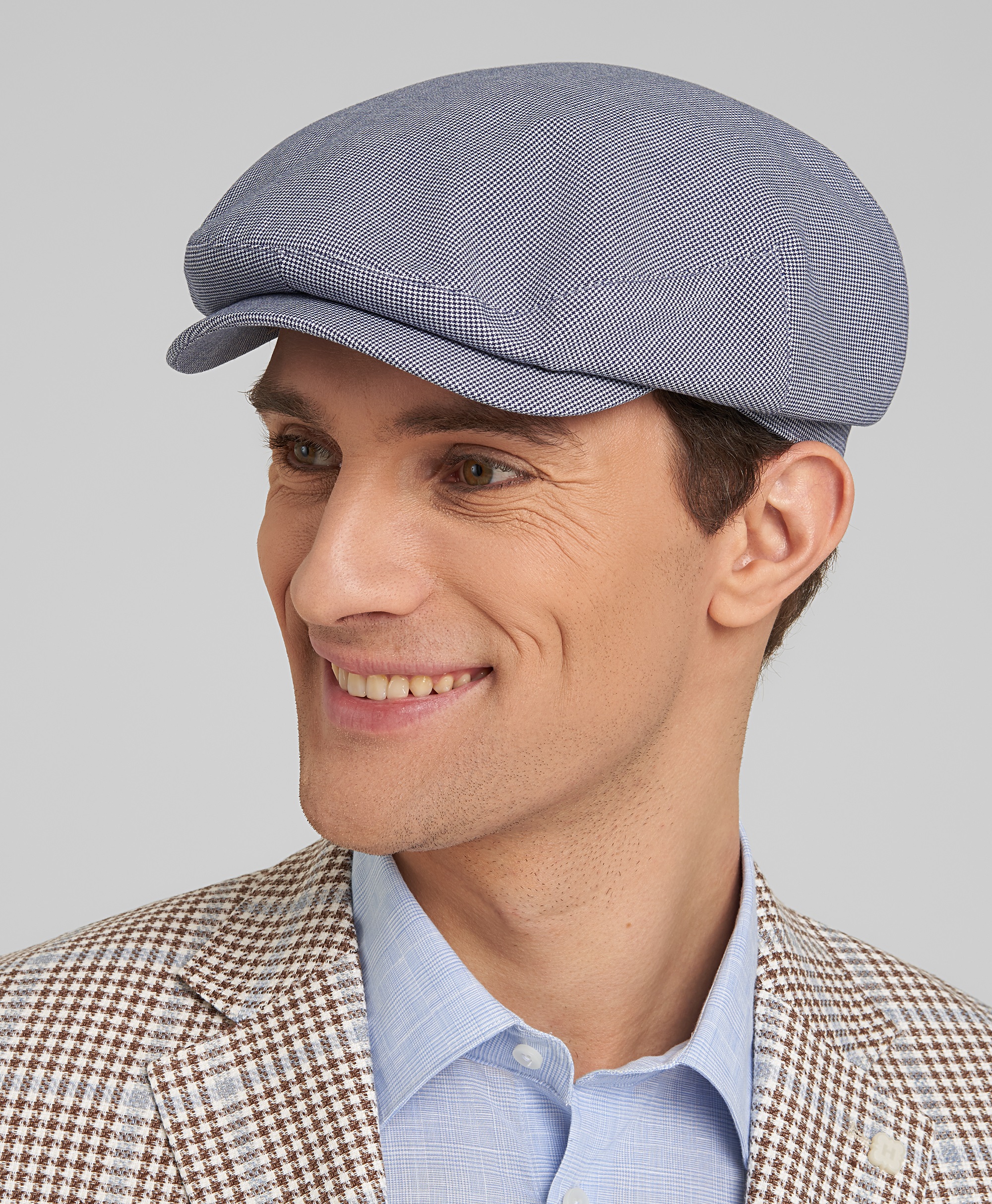 Кепка-реглан из смесовой ткани с содержанием вискозы