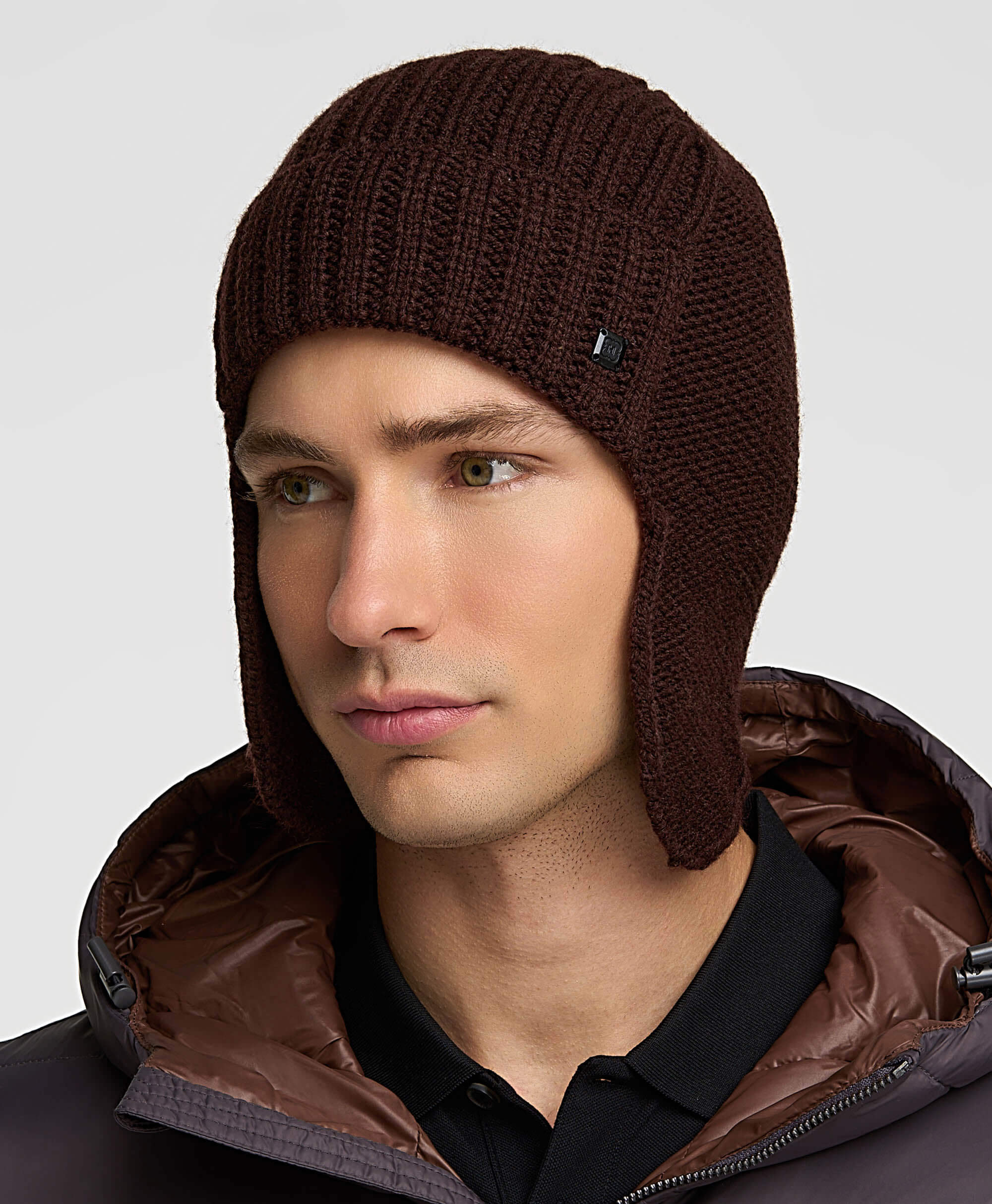 Шапка-ушанка утеплённая