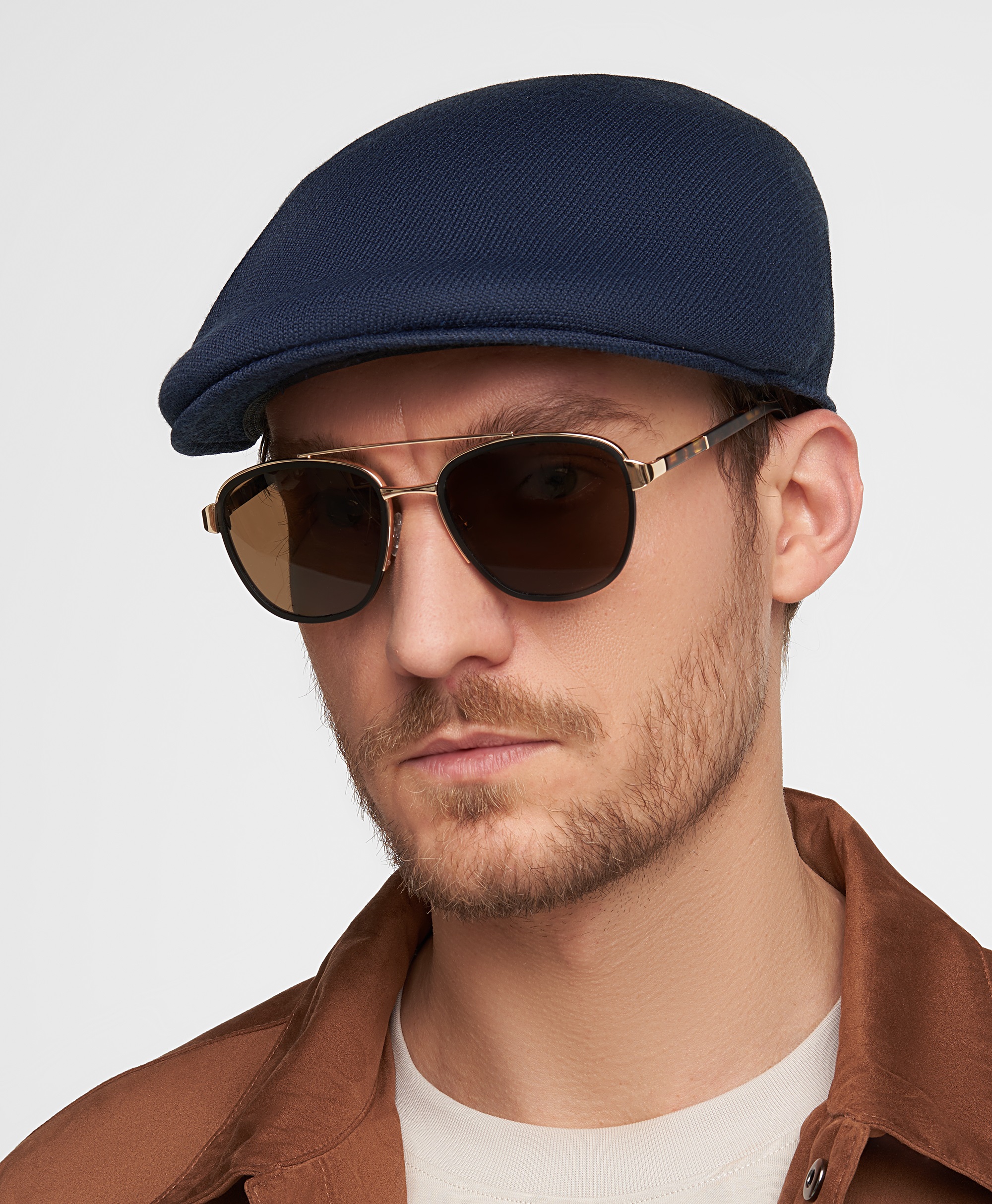 Кепка-реглан вязаная