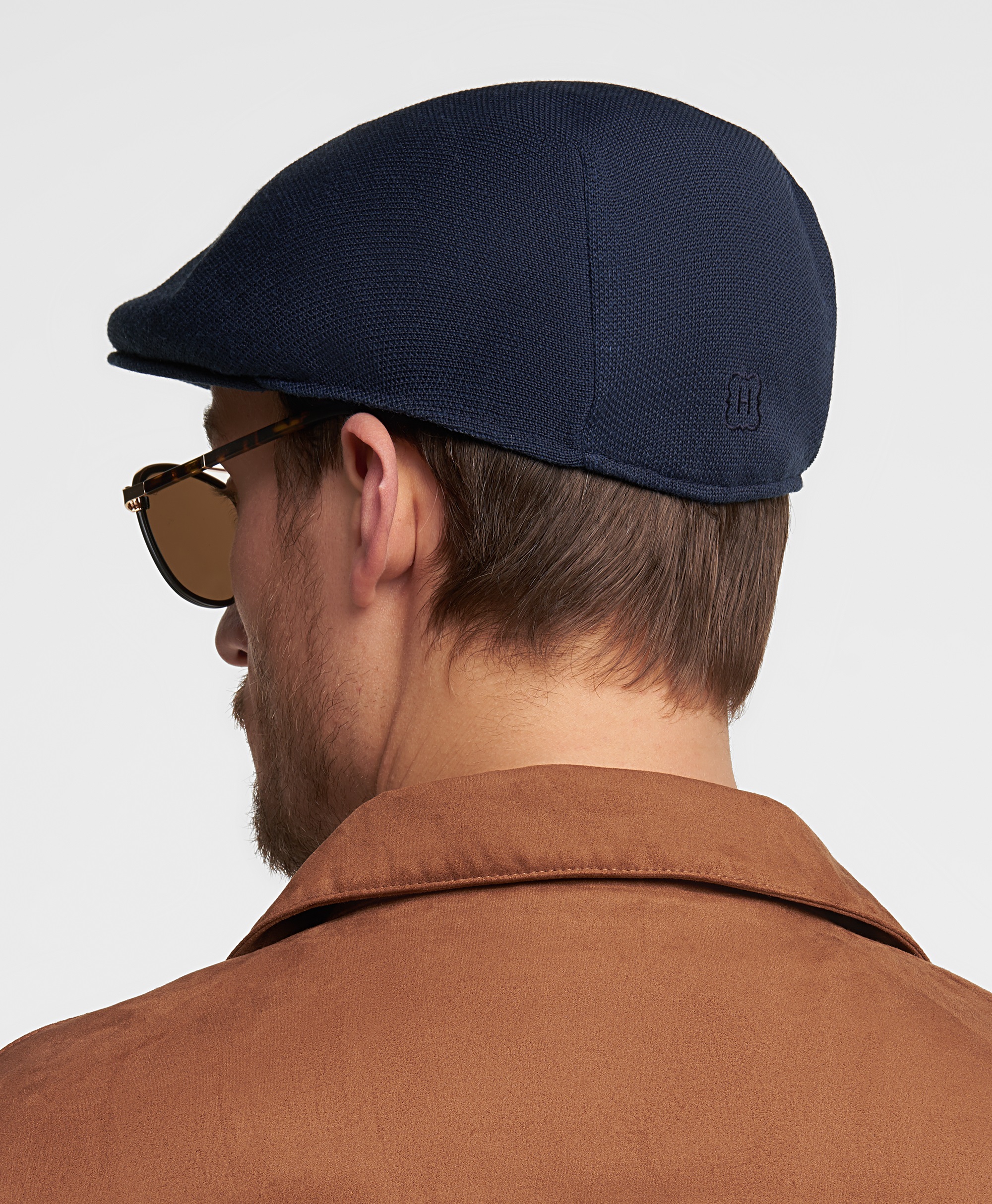 Кепка-реглан вязаная