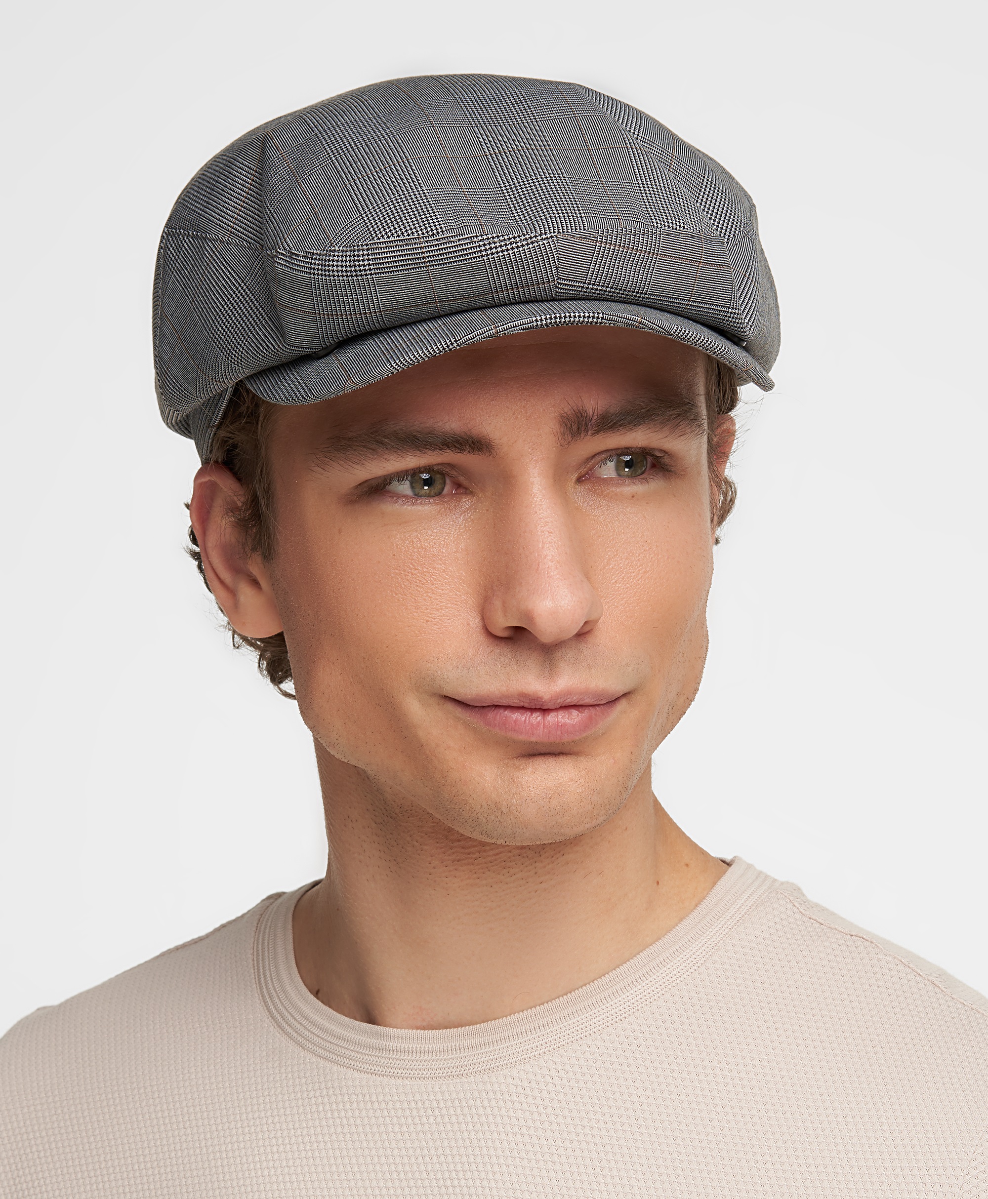 Кепка-реглан из смесовой ткани