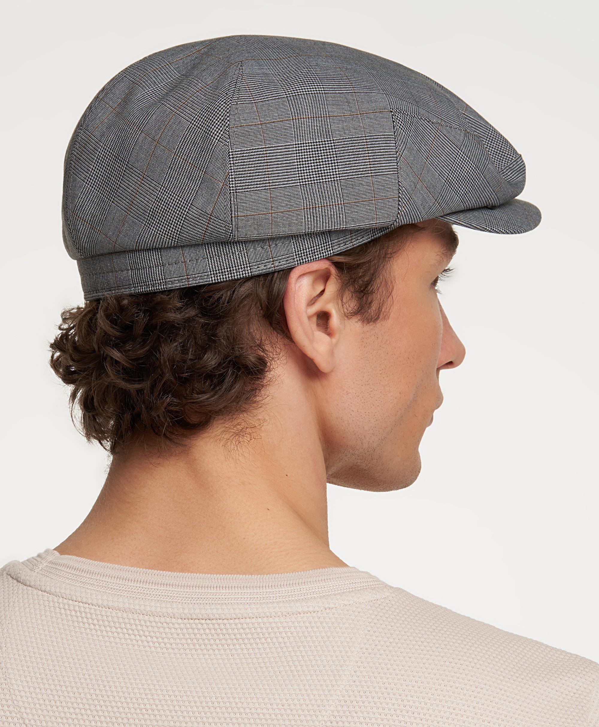 Кепка-реглан из смесовой ткани