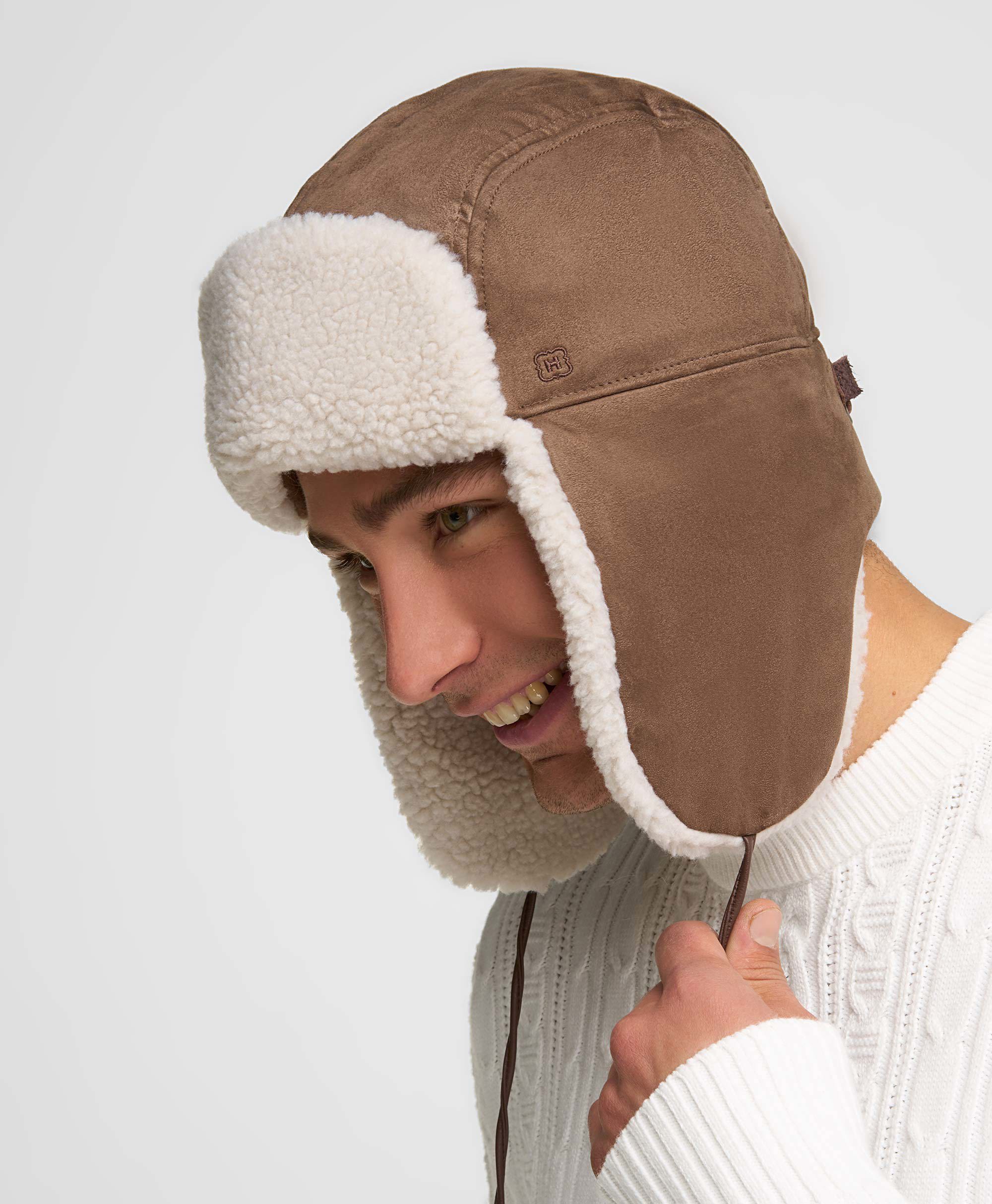 Шапка-ушанка утеплённая