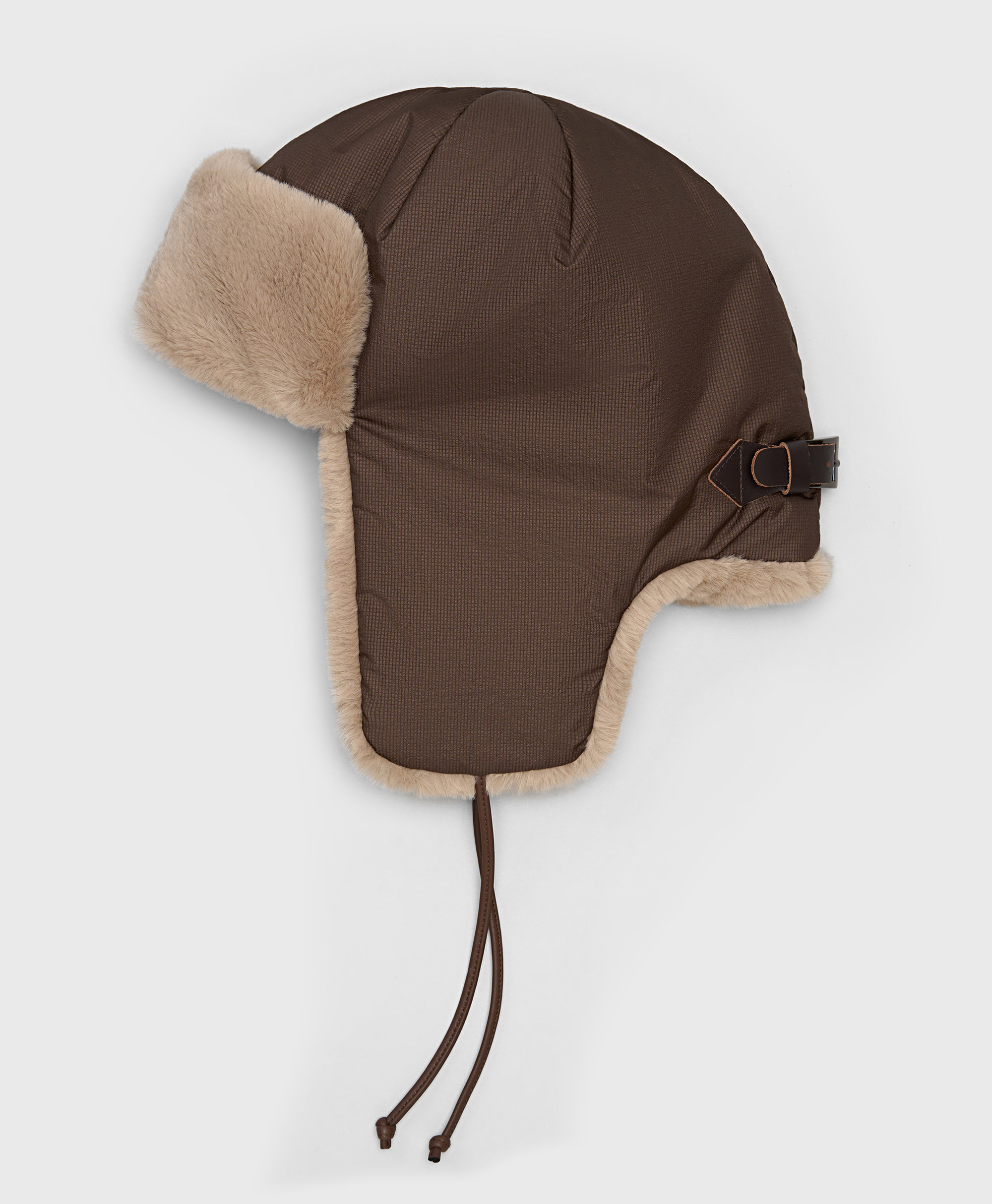 Шапка-ушанка утеплённая