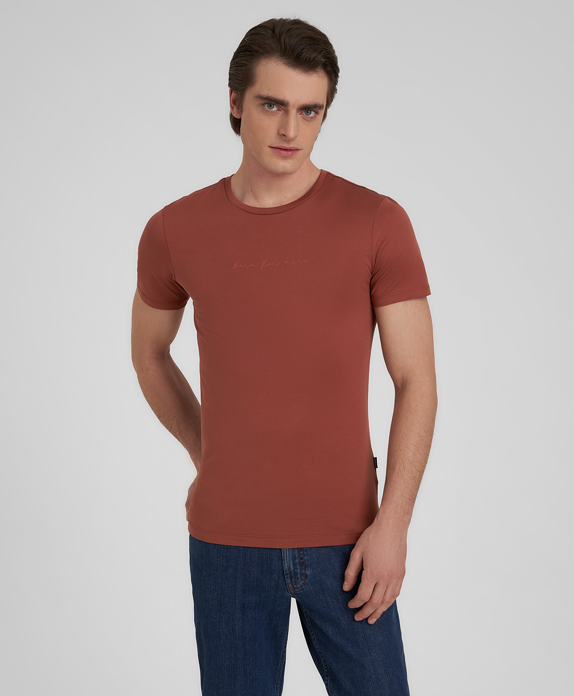 Футболка, полуприлегающий силуэт