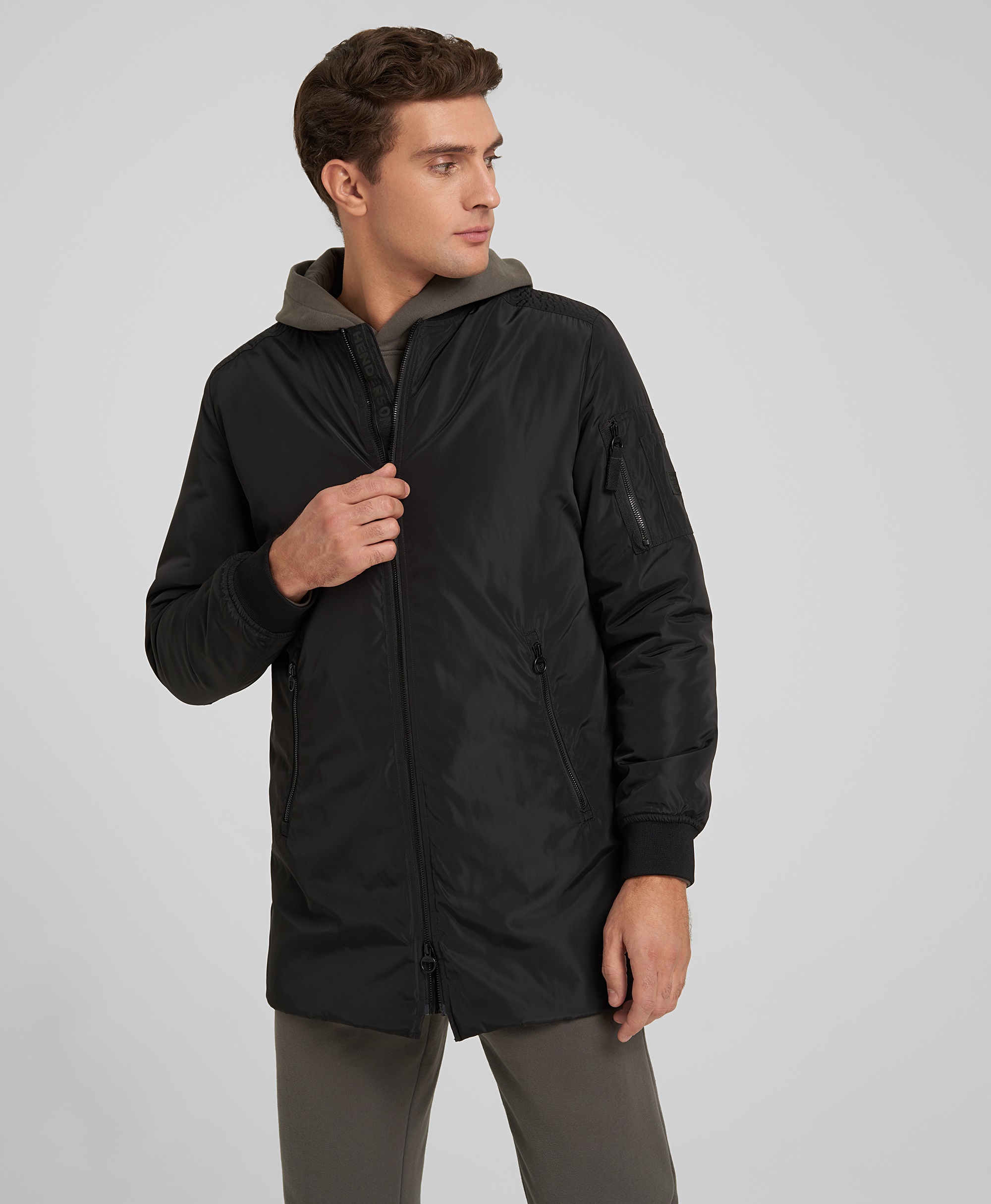 Бомбер утепленный, на синтепоне