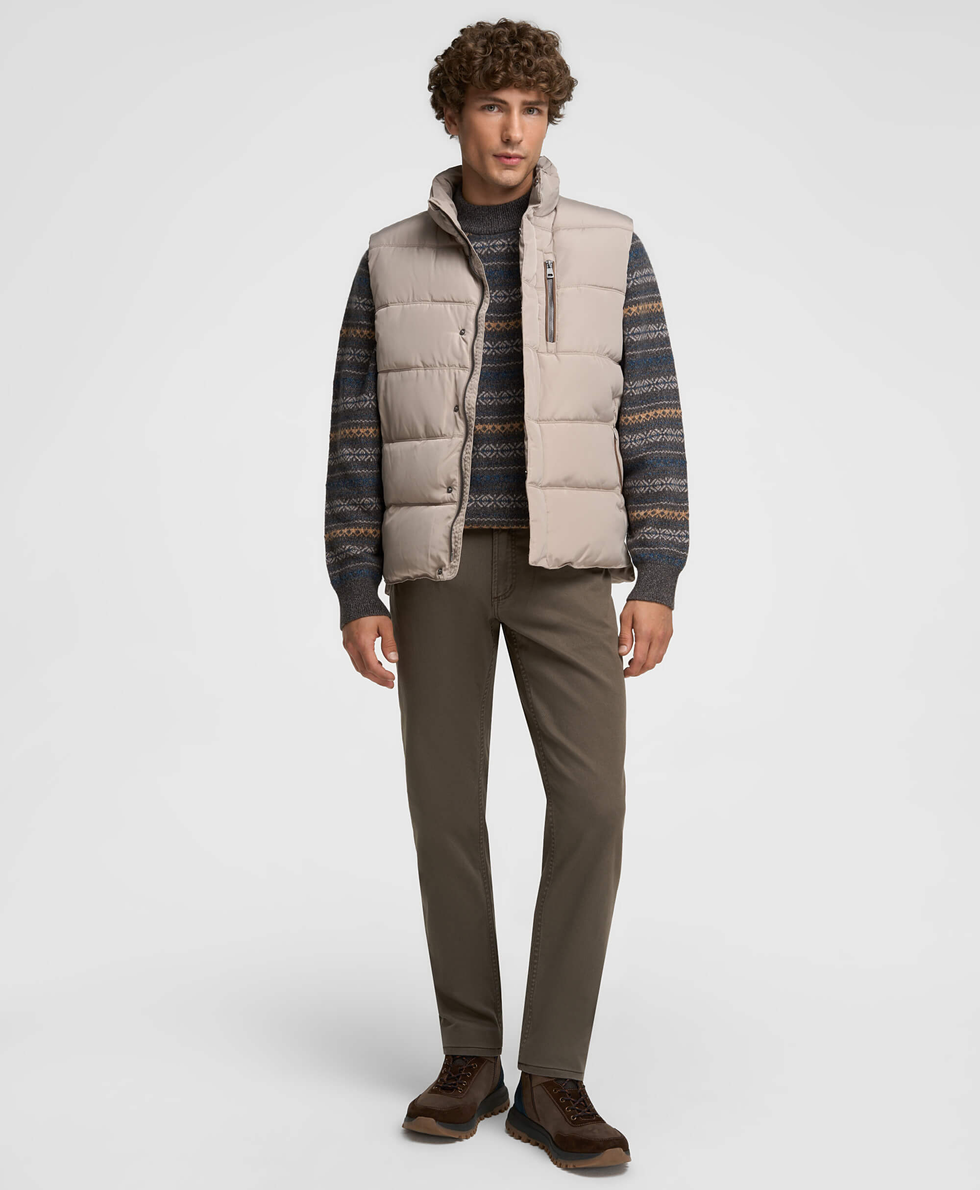 0469 Жилет утеплённый JK-0469 LBEIGE- купить в HENDERSON.RU, цена 9995.00