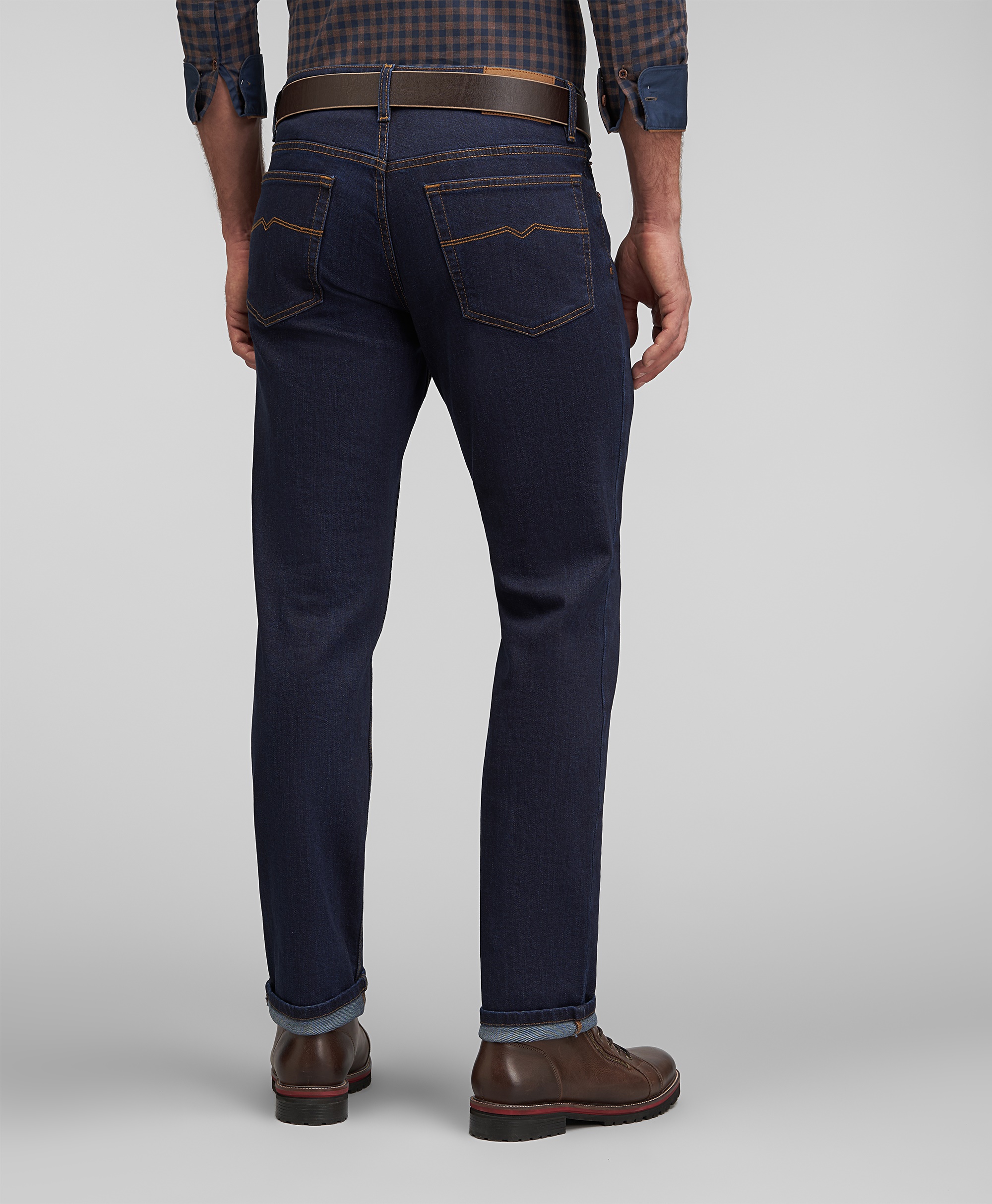 Джинсы 5 карманов, полуприлегающий силуэт