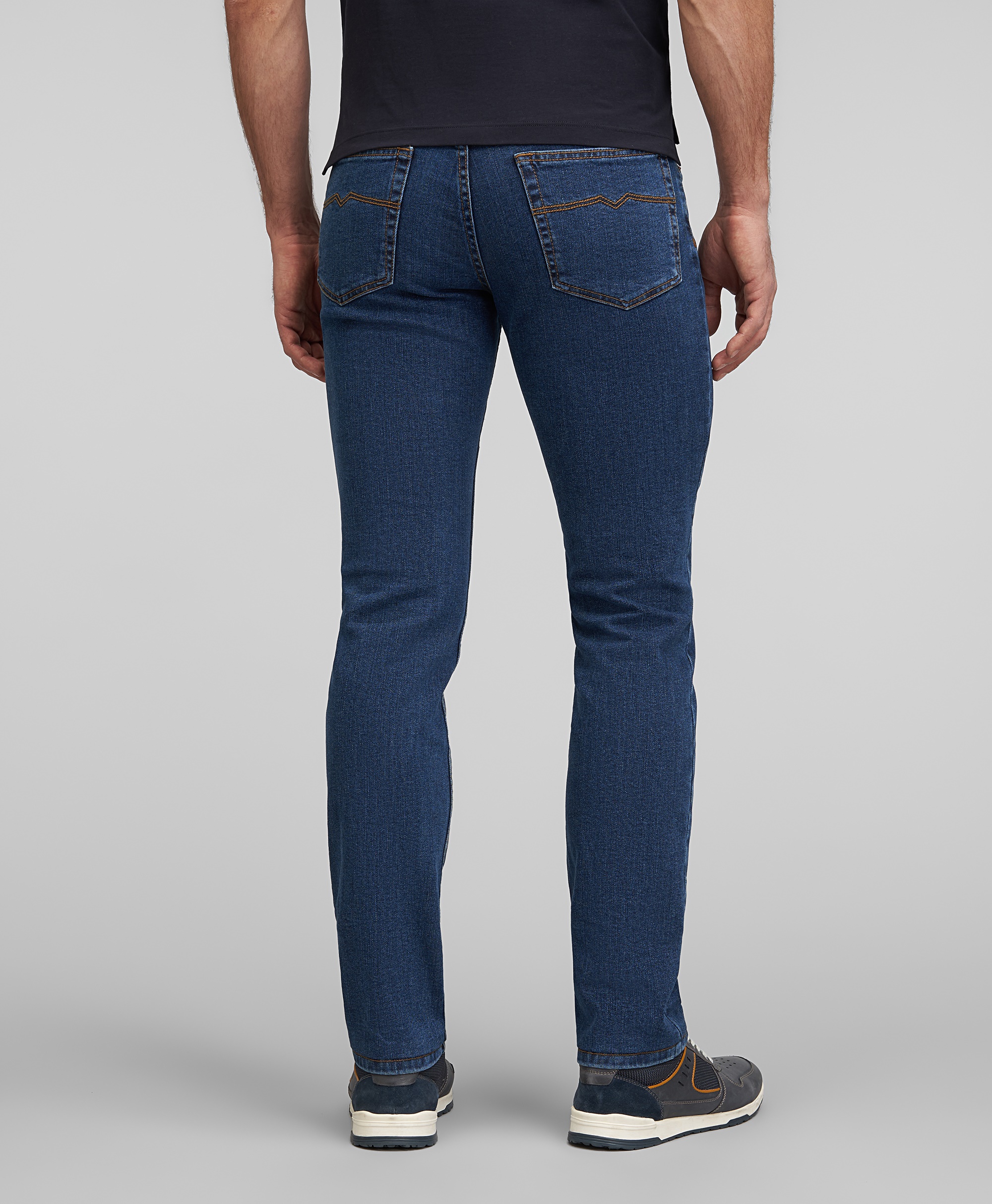 Джинсы 5 карманов, полуприлегающий силуэт