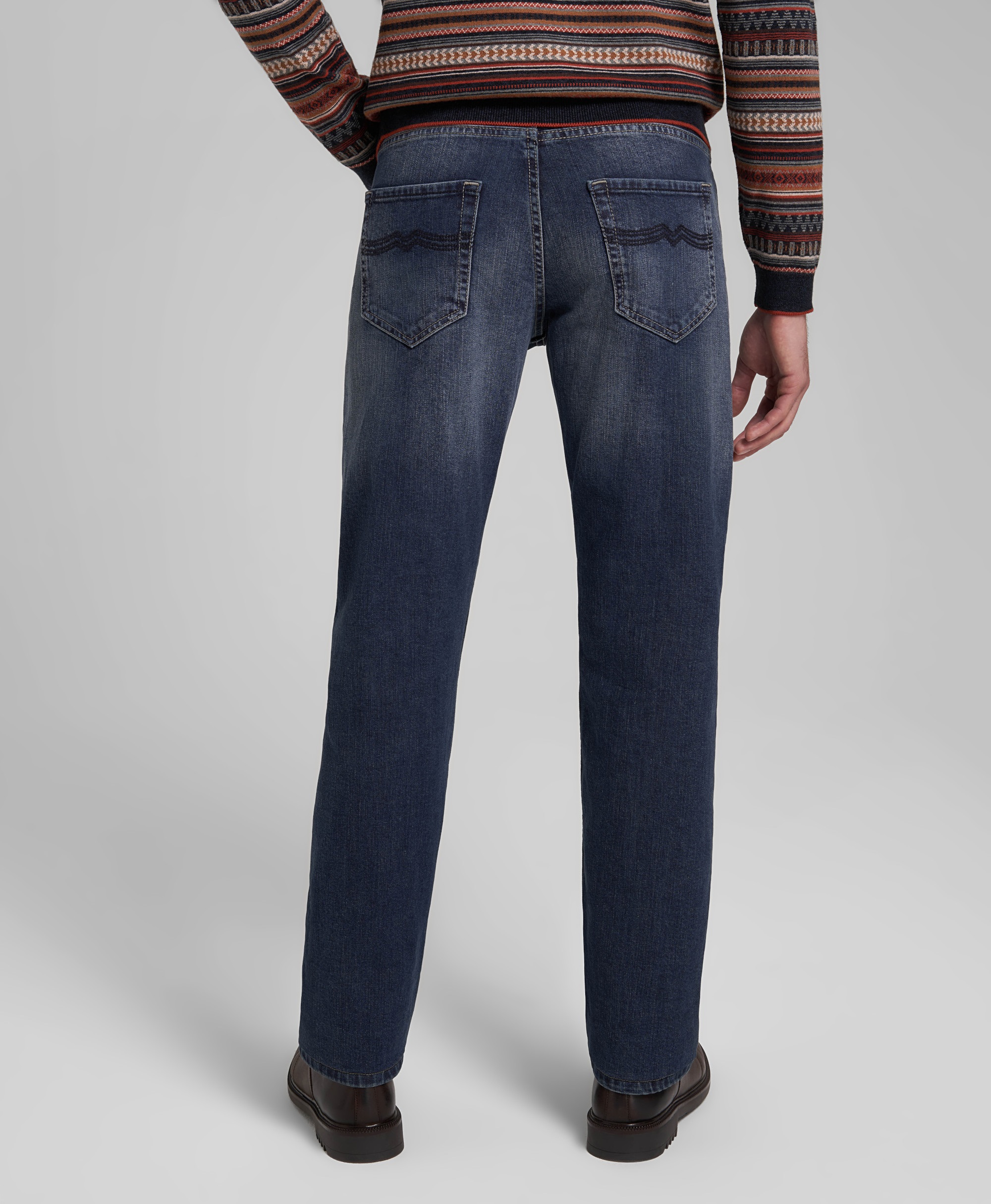 Джинсы 5 карманов, прямой силуэт