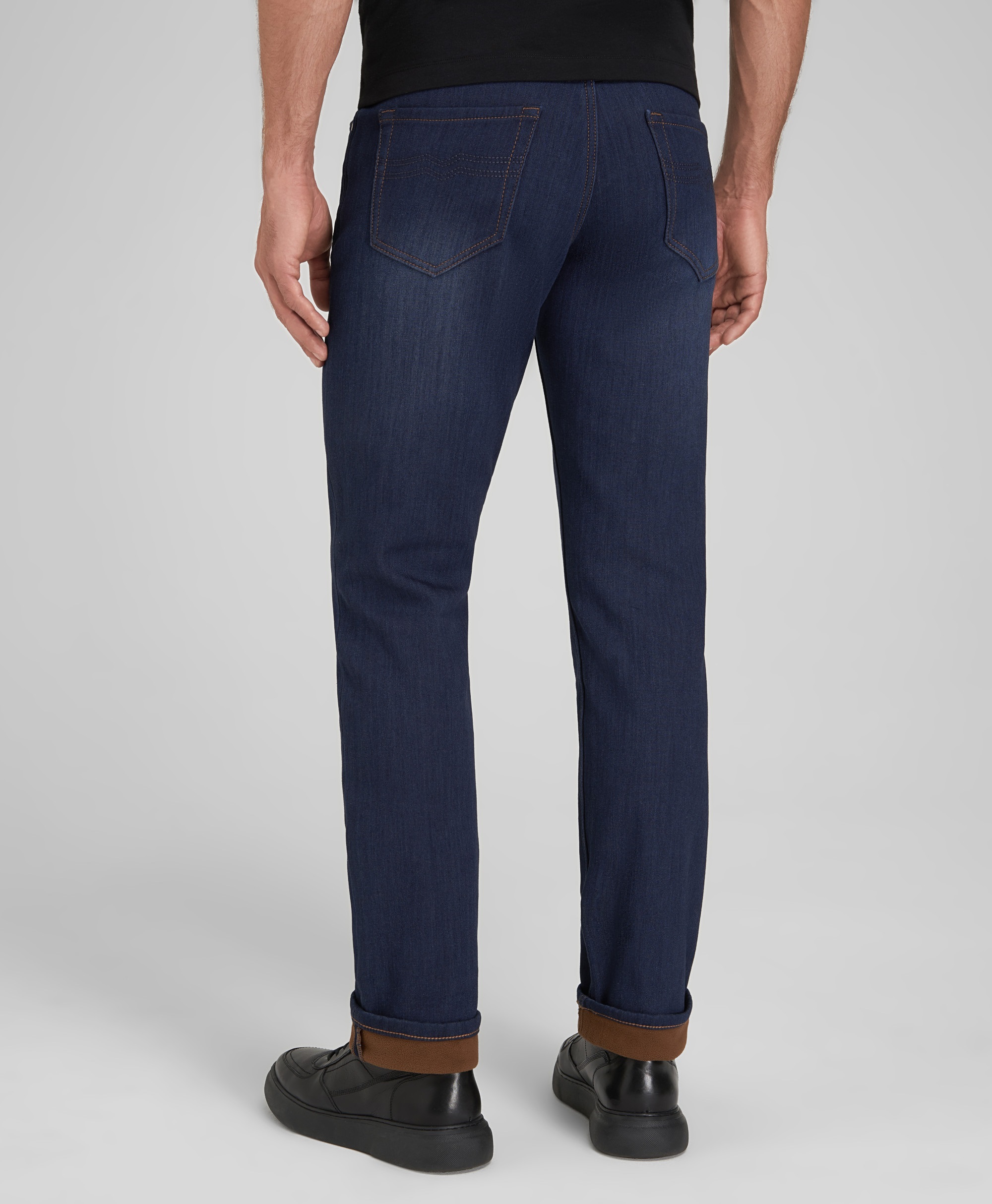 Джинсы 5 карманов, полуприлегающий силуэт