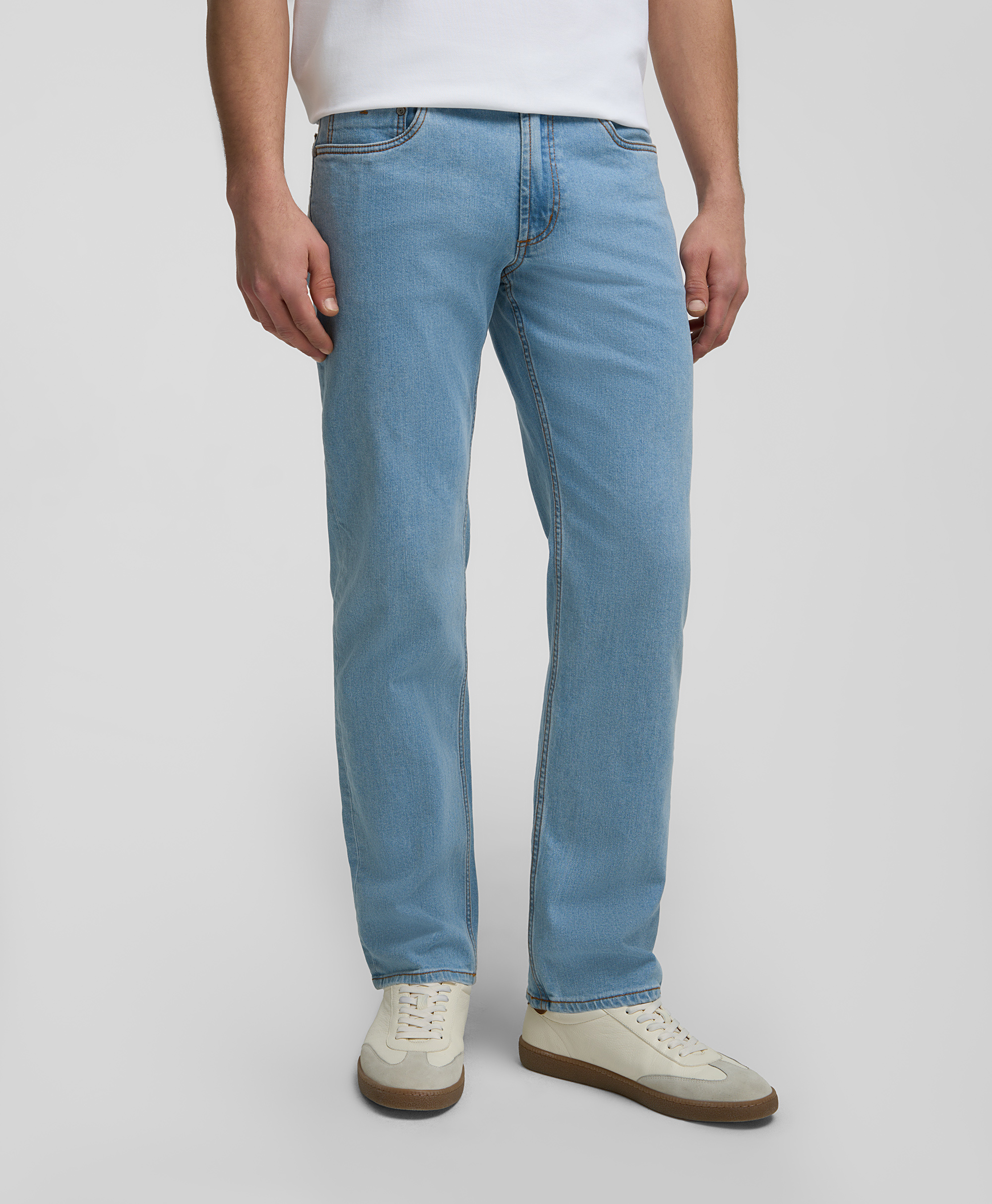 Джинсы 5 карманов, прямой силуэт