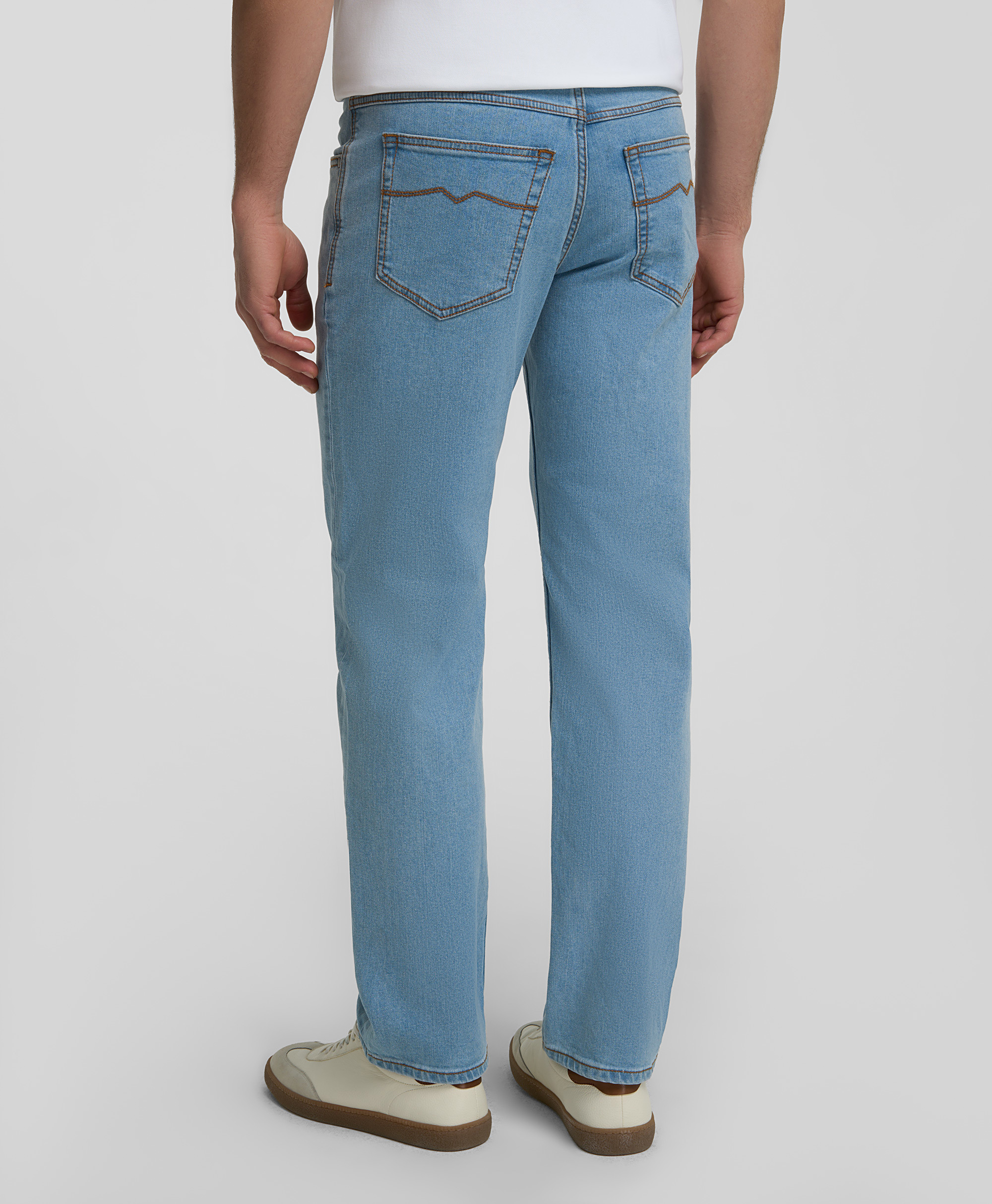 Джинсы 5 карманов, прямой силуэт