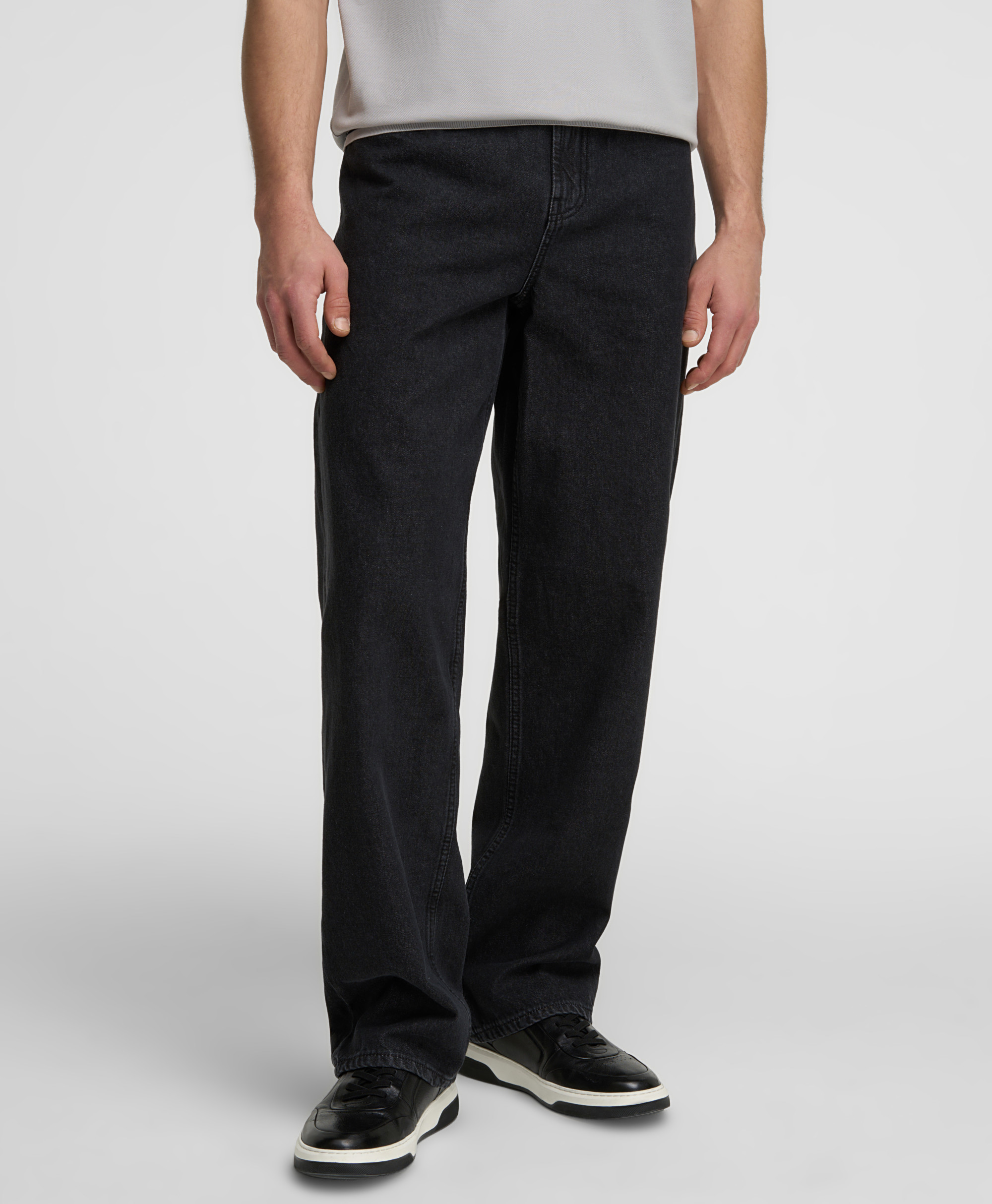 Джинсы 5 карманов, прямой силуэт