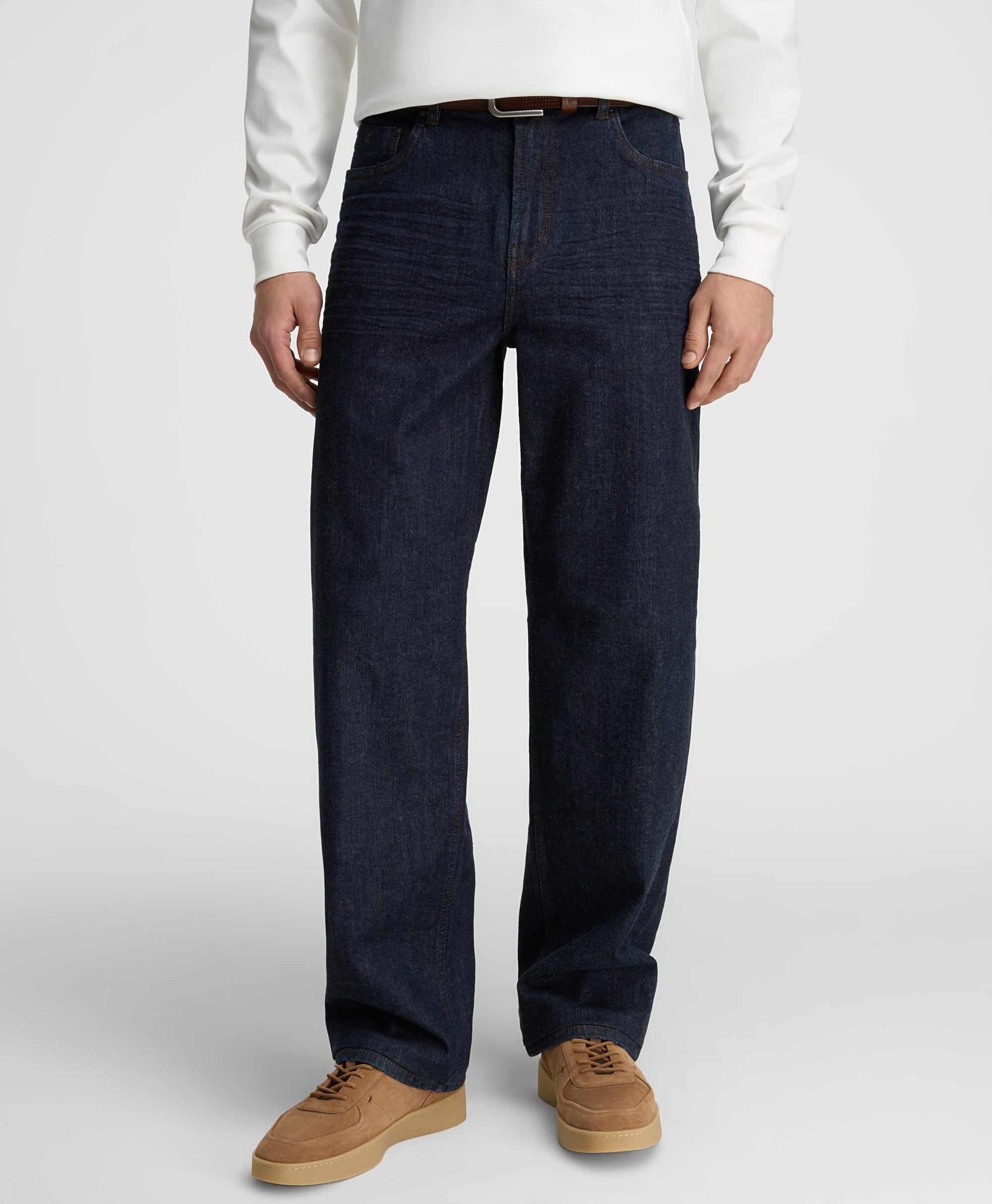 Джинсы 5 карманов, прямой силуэт